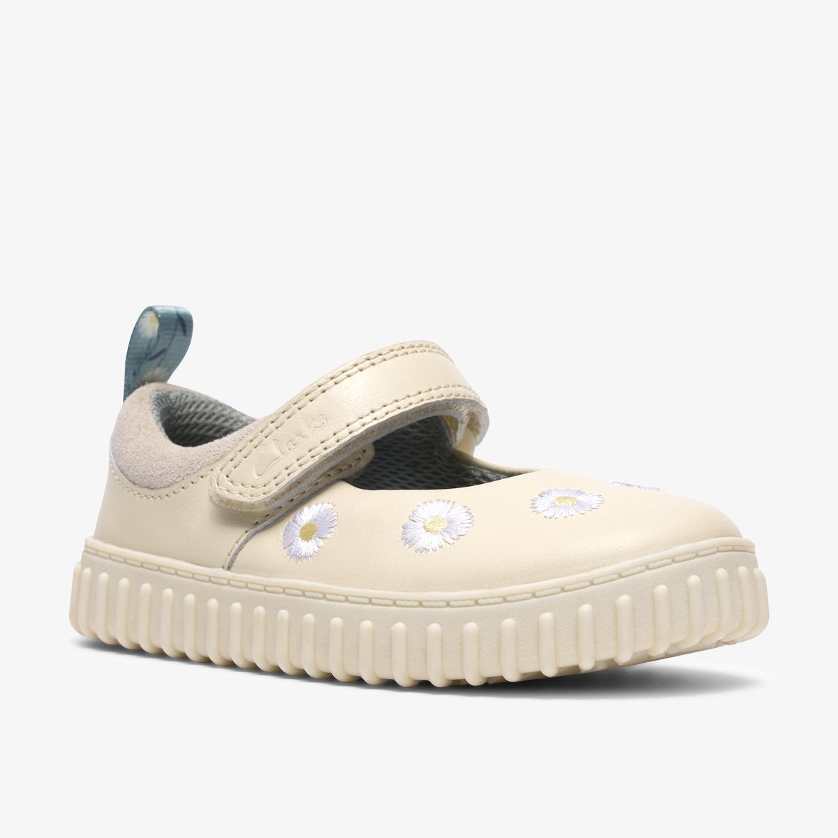 Escarpins Cuir COVER FLOWER T beige, CLARKS