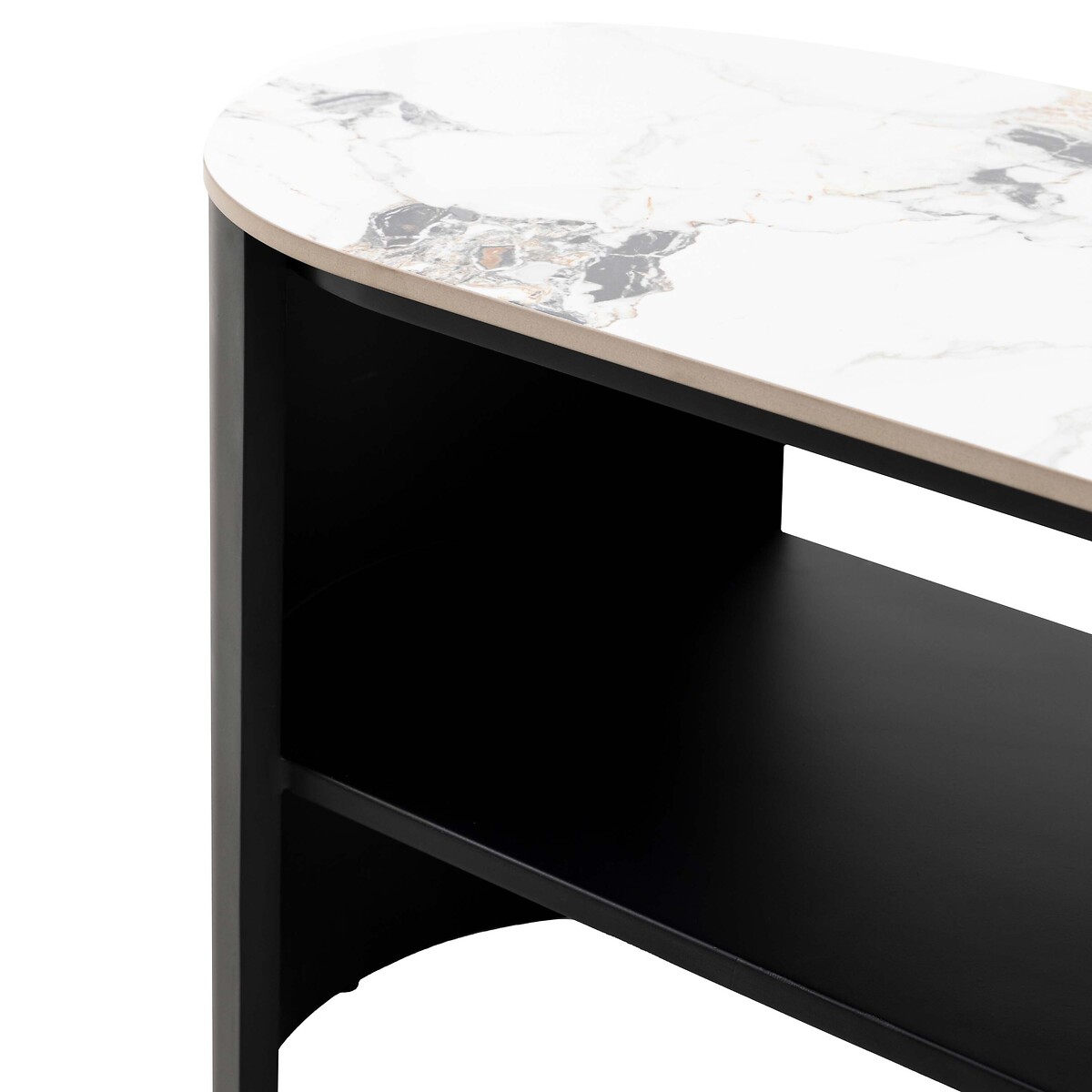Maurice Marble & Metal Media Unit white marble, ÉDITÉ