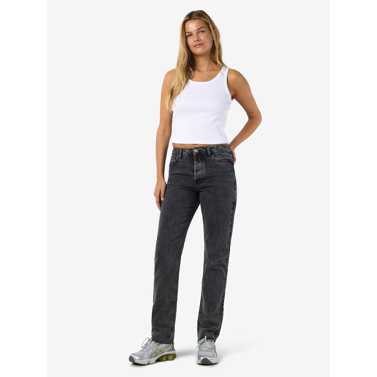 Jean Slim dark grey denim, NOISY MAY