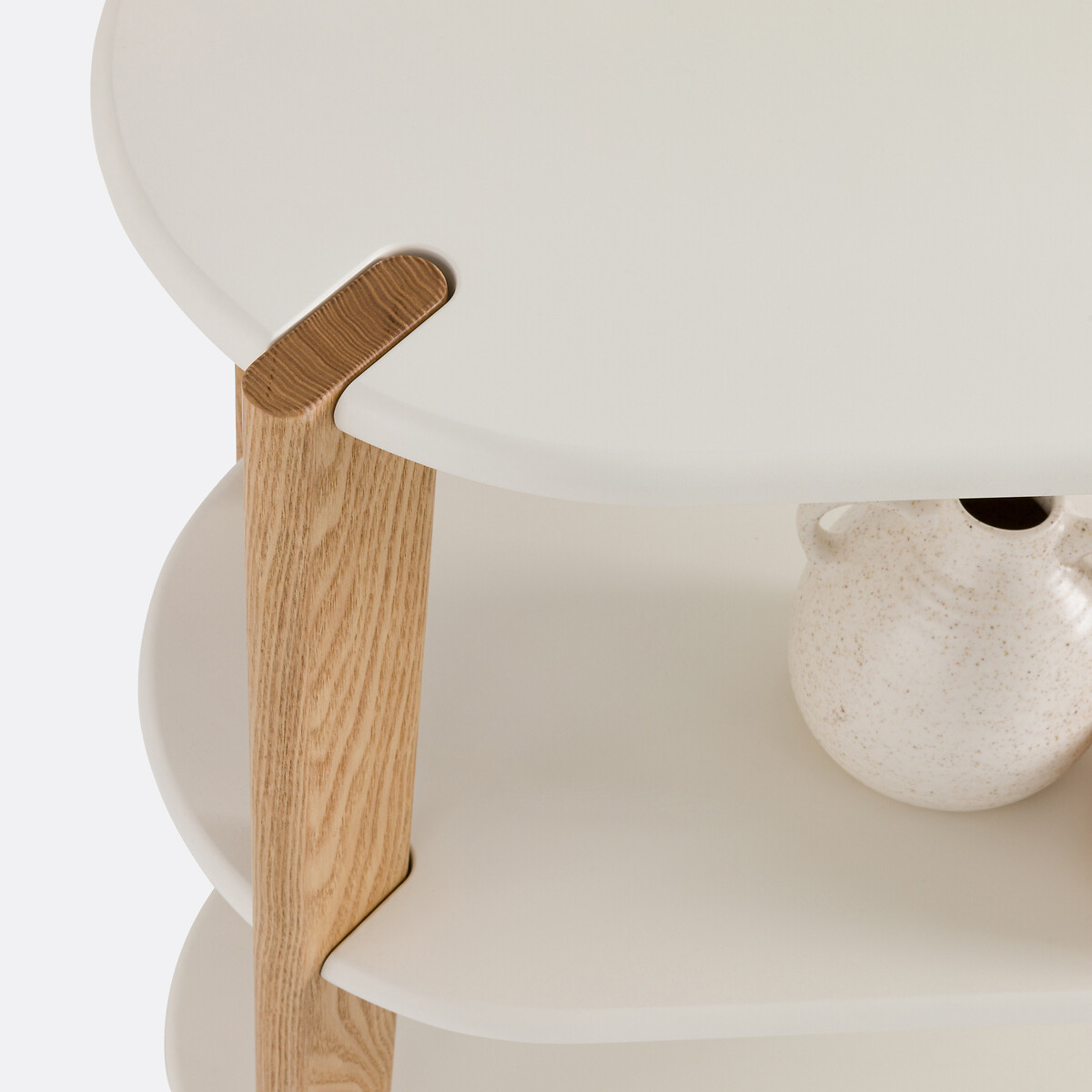 Console forme organique, Galet blanc, LA REDOUTE INTERIEURS