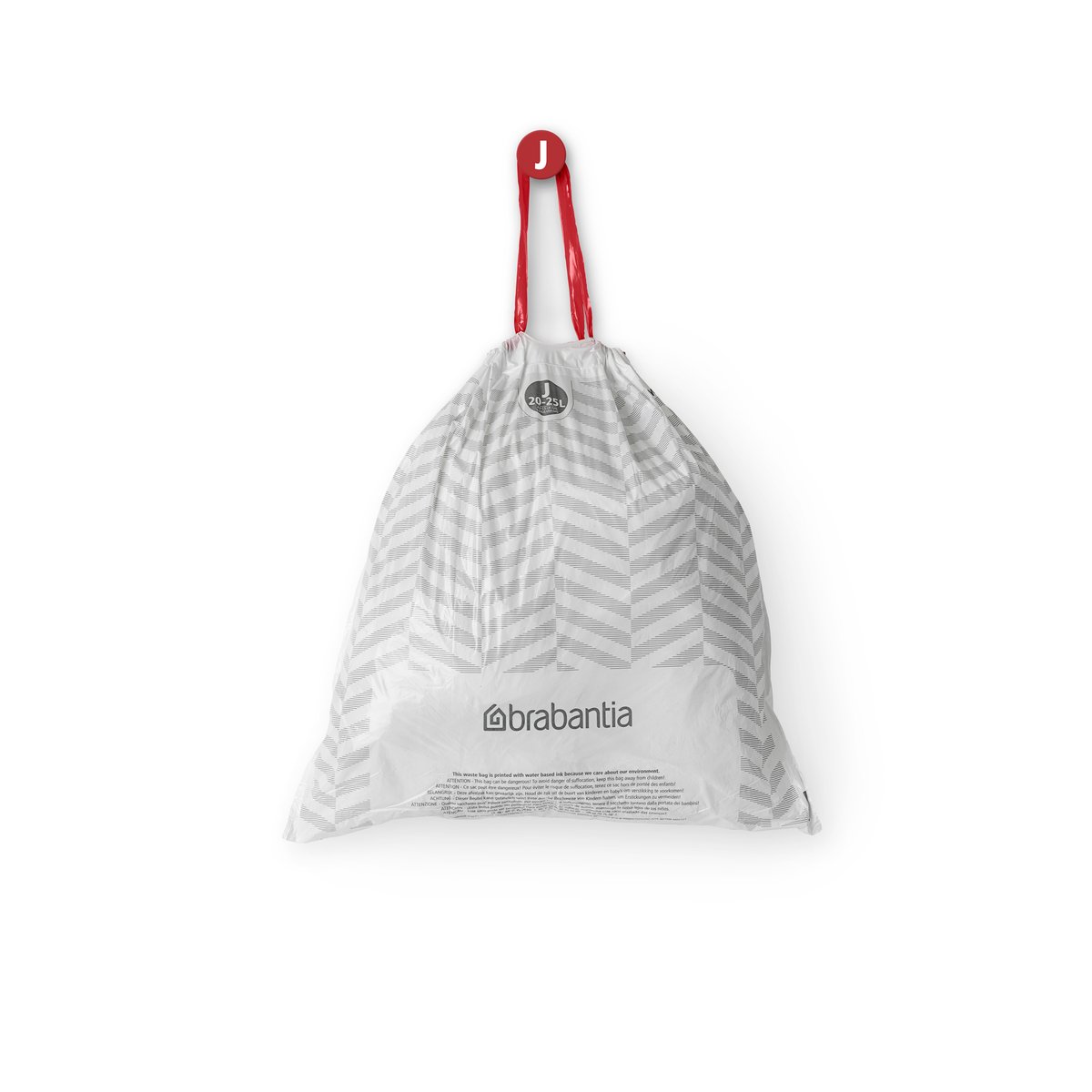 Sacs poubelle PERFECTFIT rouge, BRABANTIA