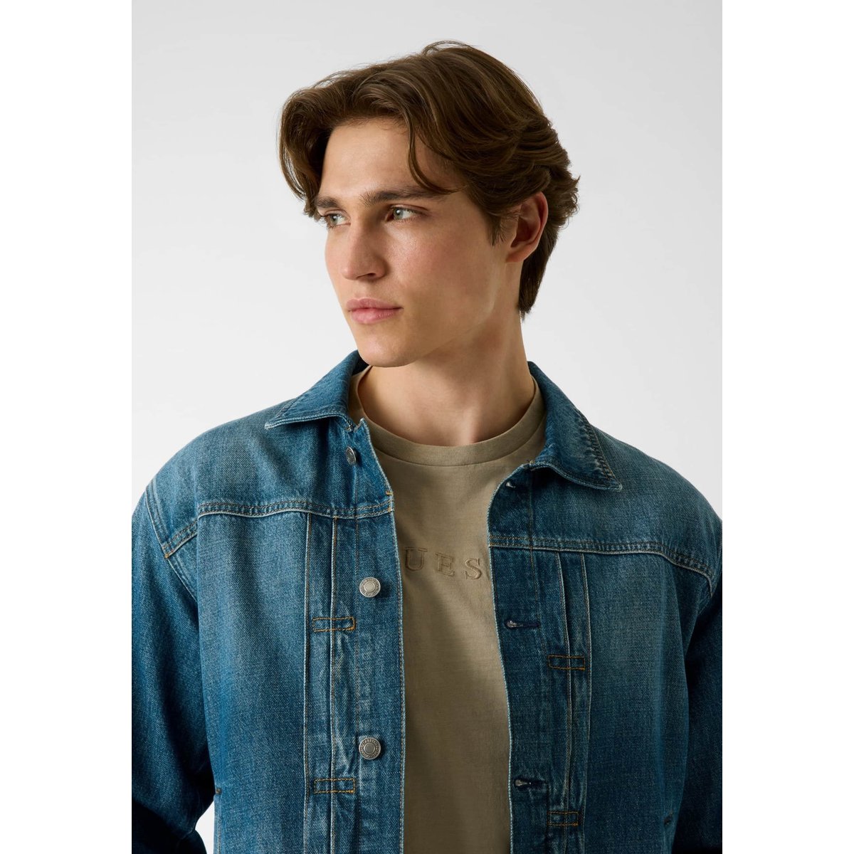 Veste En Jean bleu, GUESS