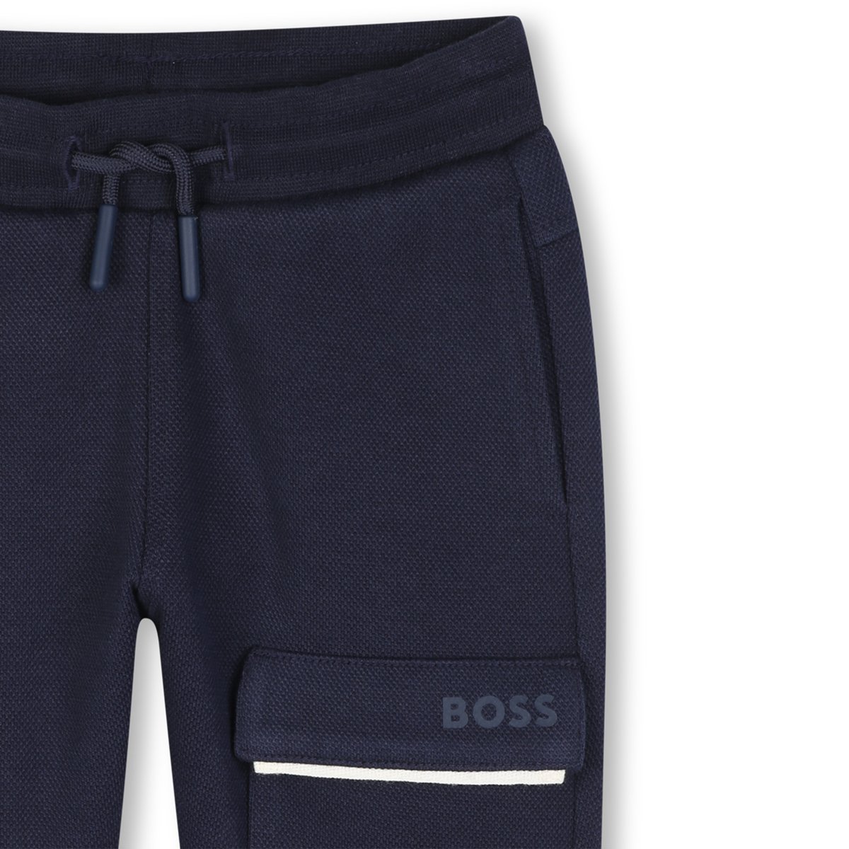 Pantalon jogging bleu cargo, BOSS KIDSWEAR