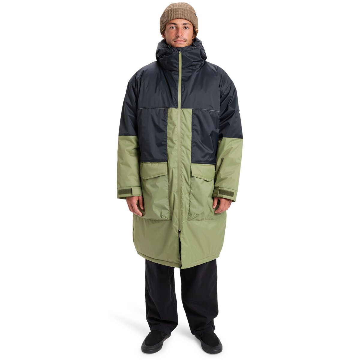 Poncho de surf à capuche FULL RIG PONCHO vert loden green, QUIKSILVER