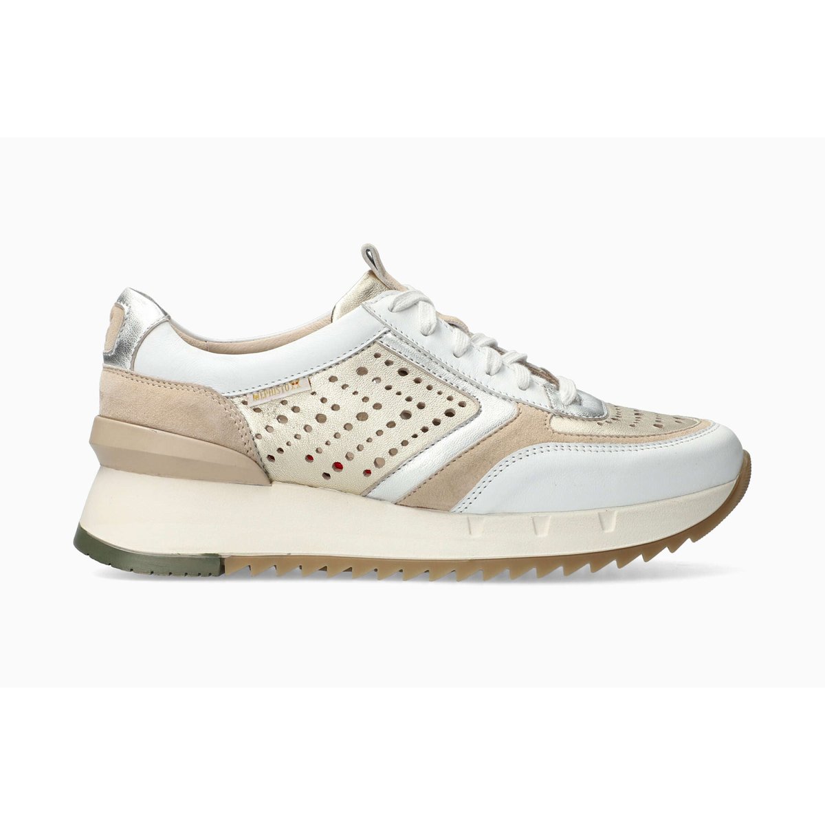 Baskets en cuir ANNA PERF blanc pur p5147020, MEPHISTO