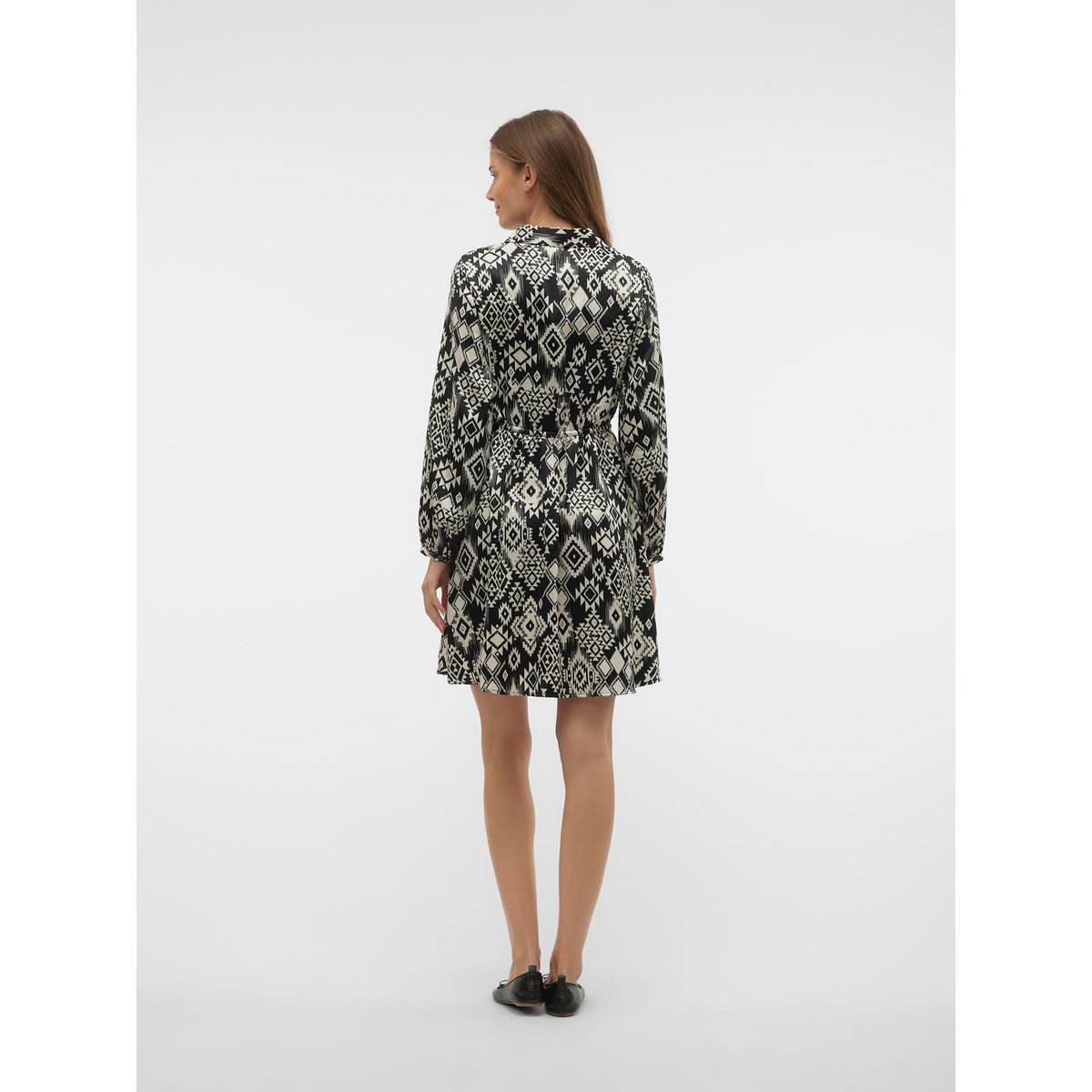 Robe Chemise VMGEMA Robe courte noire - black, VERO MODA