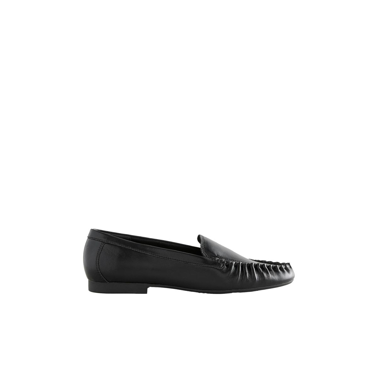 Mocassins froncés forever comfort® noir, NEXT