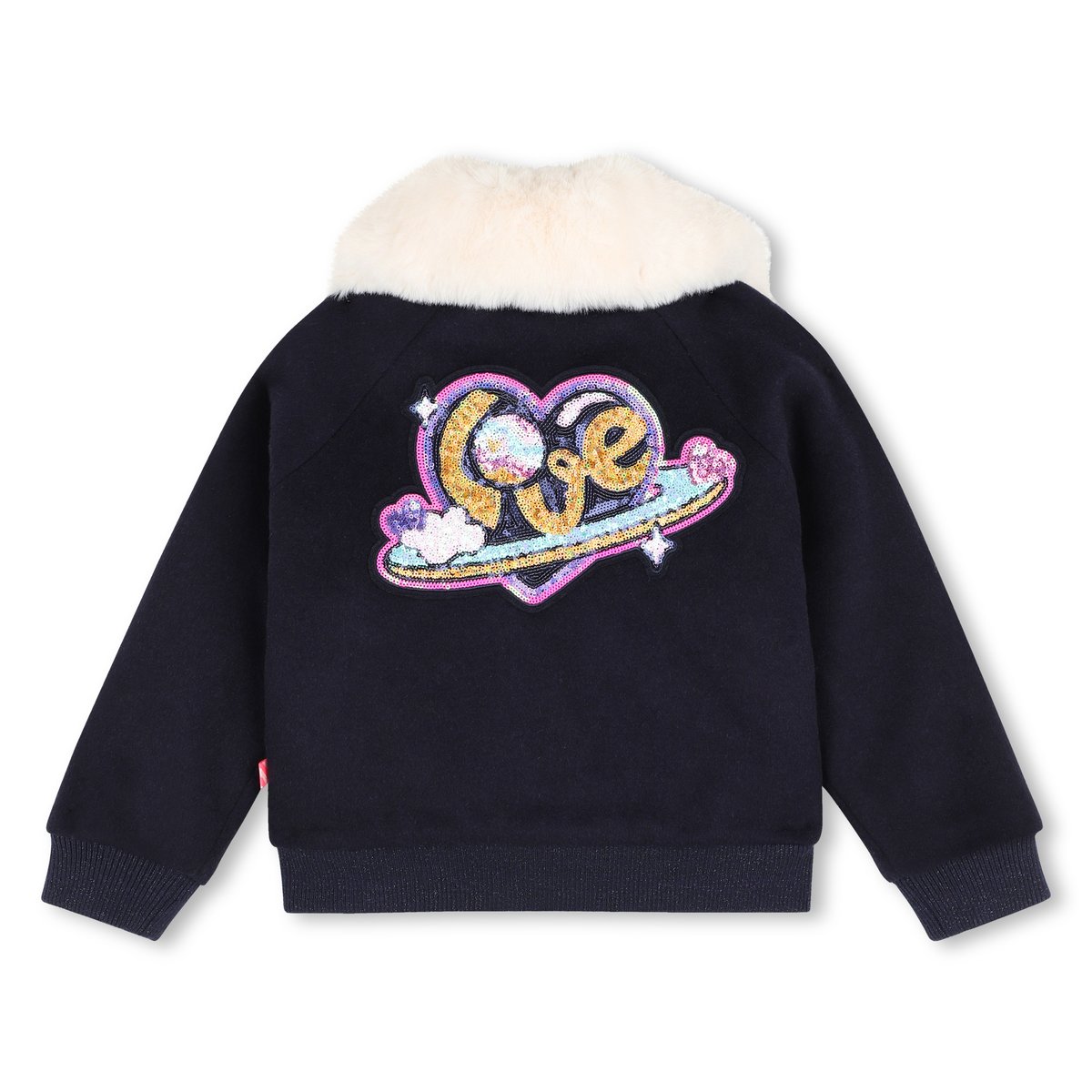 Blouson avec col indigo blue, BILLIEBLUSH