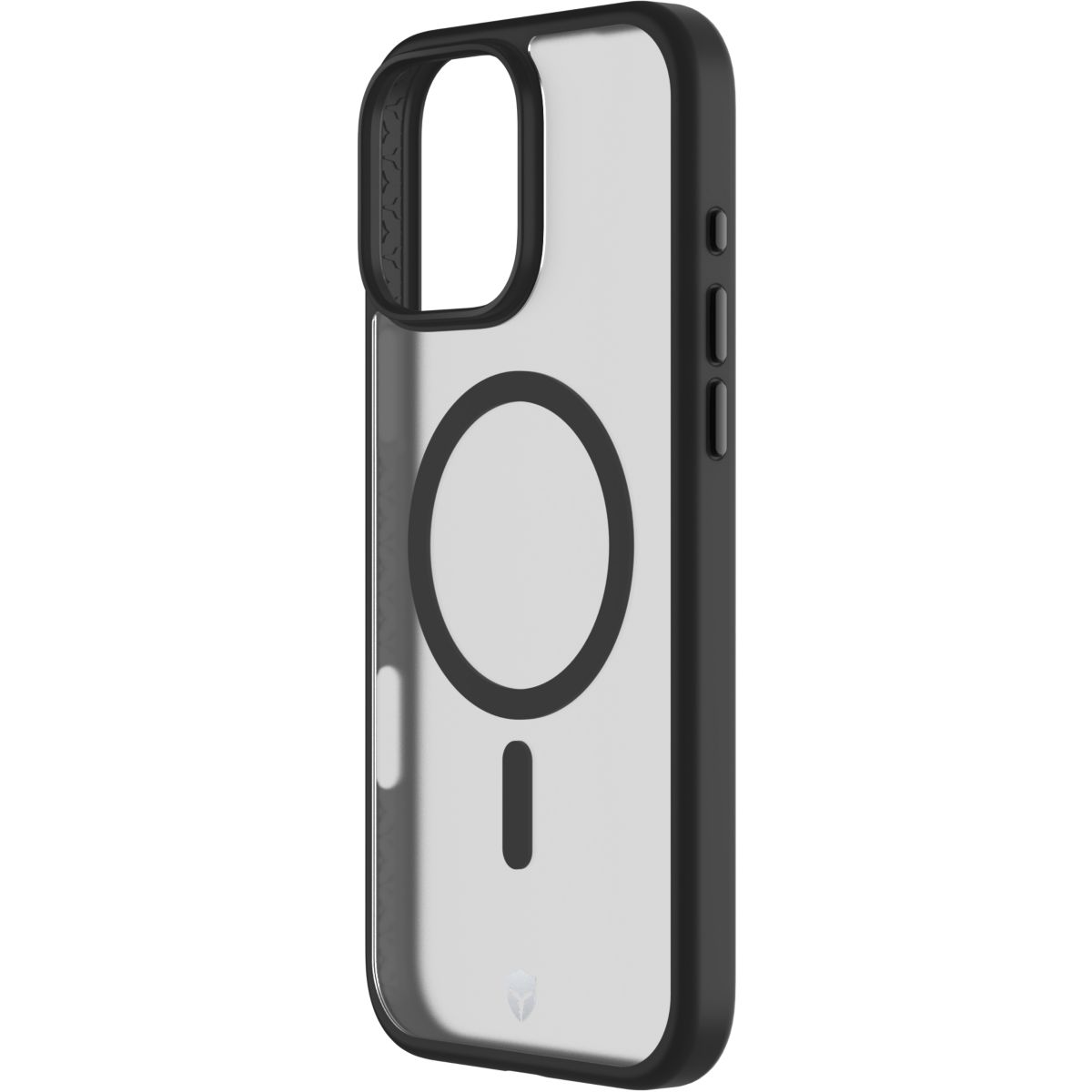 Coque iPhone 16 Pro Max Air Frost MagSafe Noir couleur unique, FORCE CASE