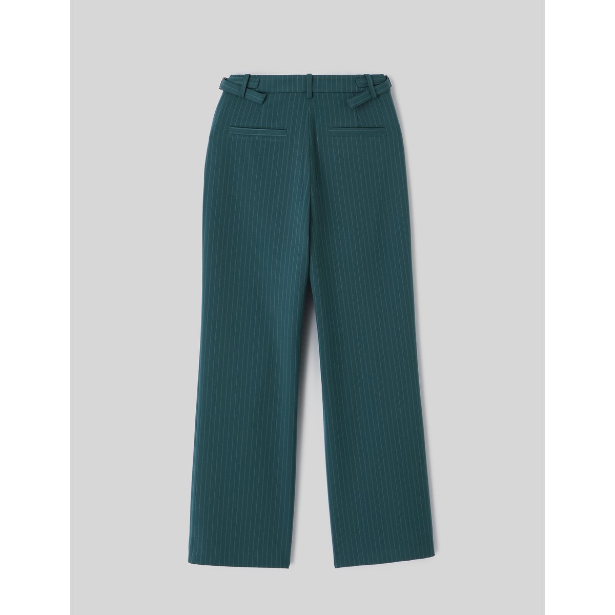Pantalon tailleur en polyester recyclé vert, BZB