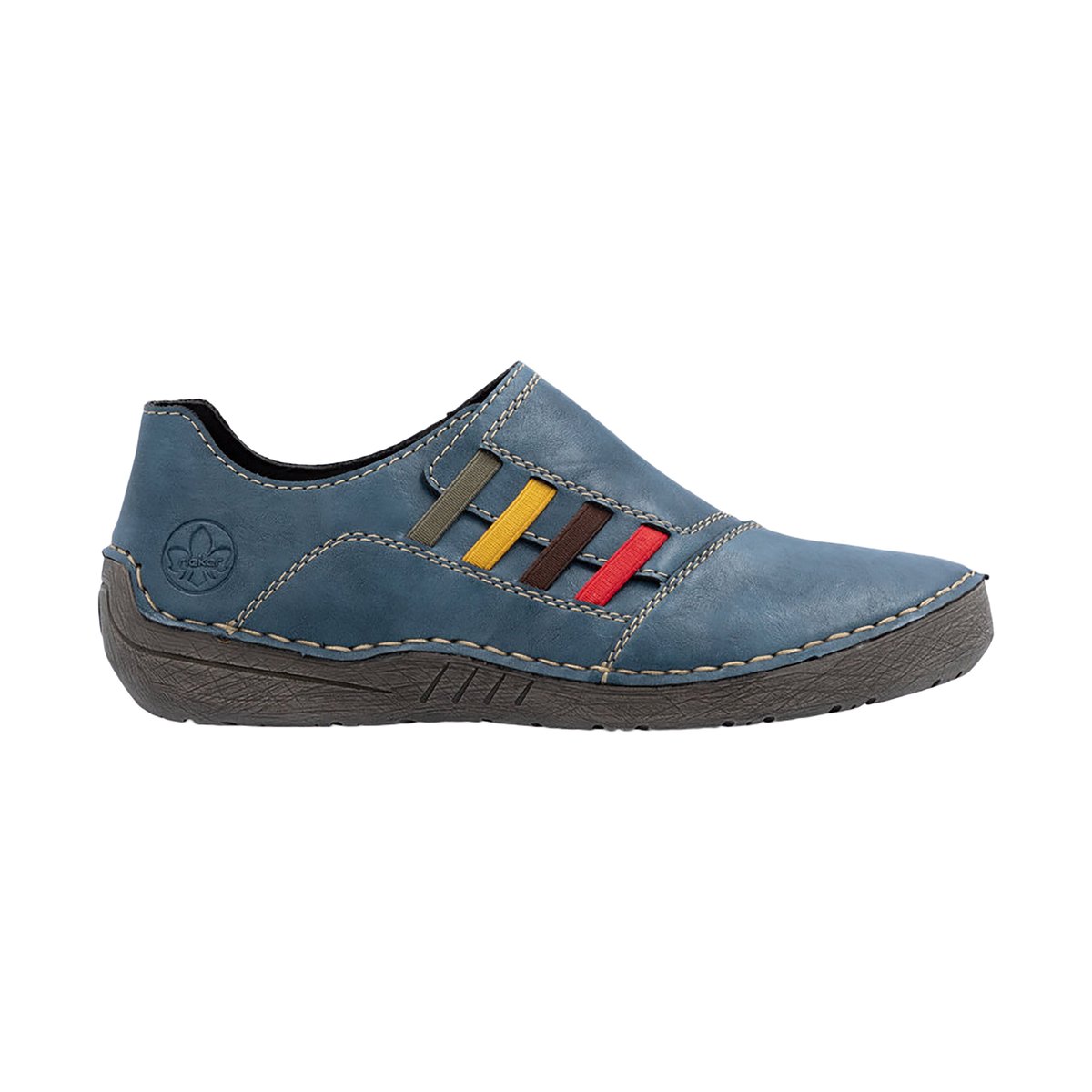 Basket Basse Cuir Guana royal, RIEKER