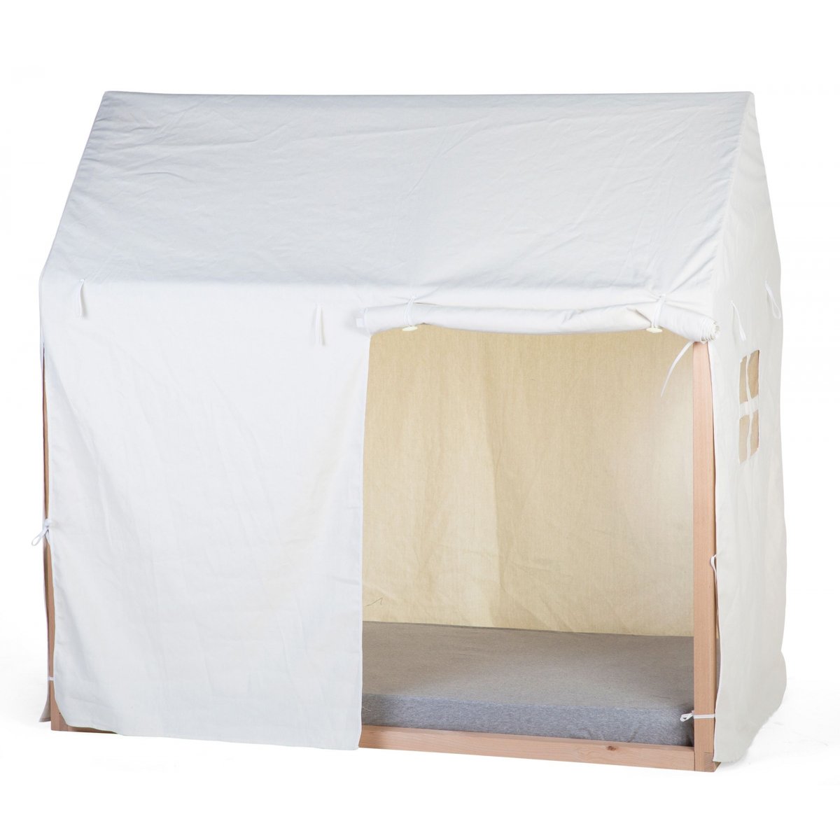 Toile pour lit cabane 70x140 cm blanc, CHILDHOME