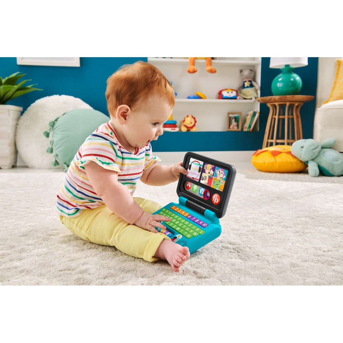 Fisher-price - mon premier ordinateur portable rires et éveil - eveil bébé - dès 6 mois couleur unique, FISHER PRICE