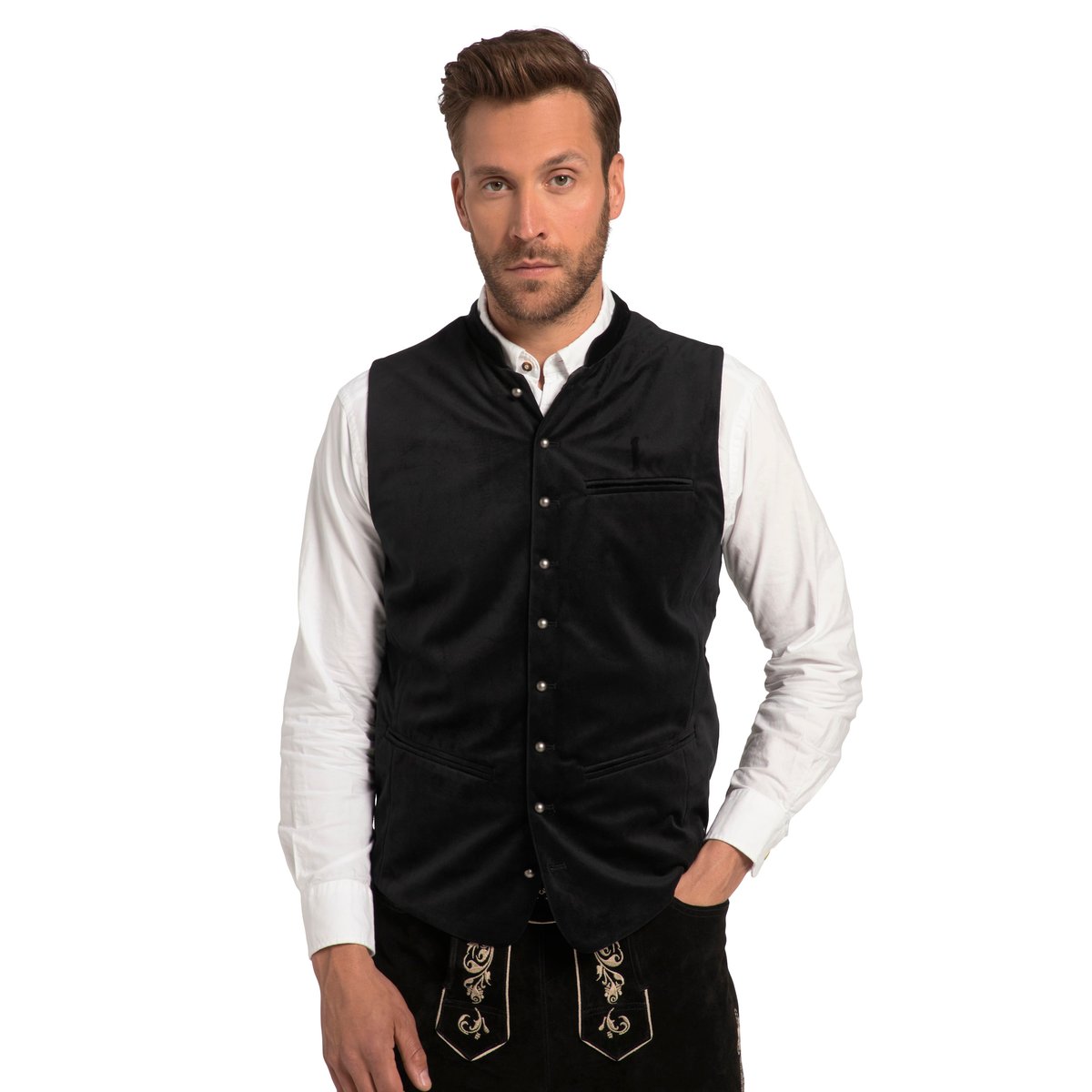 Gilet en velours noir, JP1880