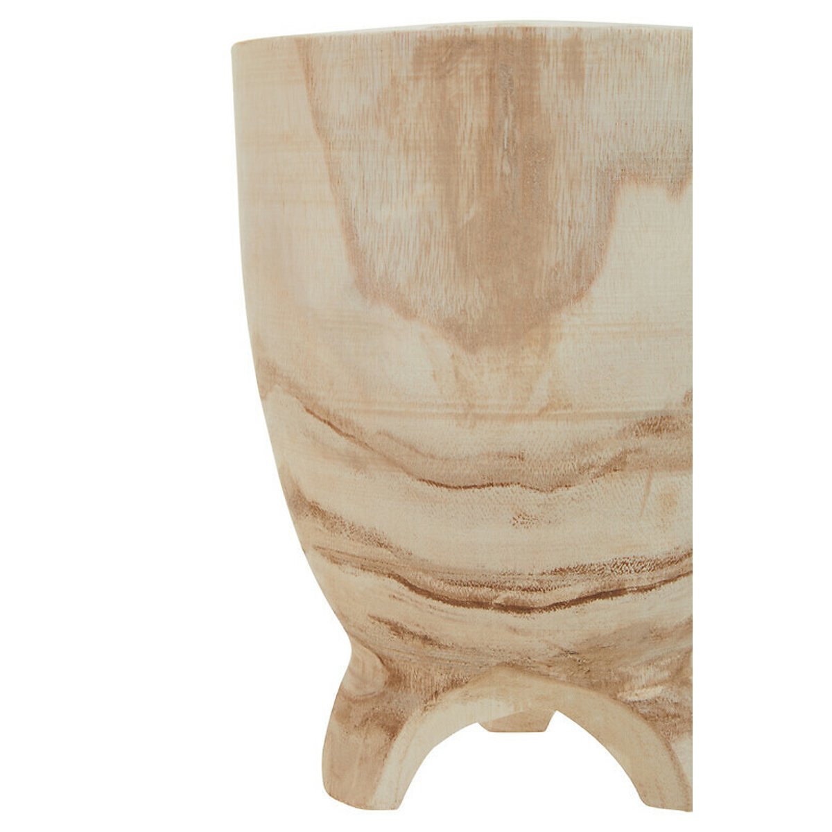 Large Natural Wooden Planter natural, FIFTY FIVE SOUTH