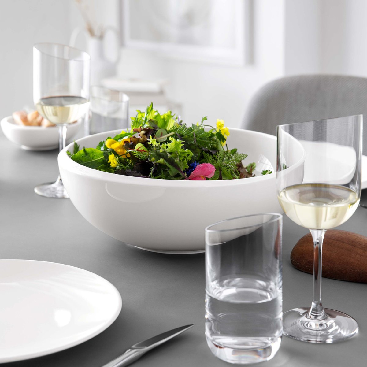 Saladier L NEWMOON blanc, VILLEROY & BOCH