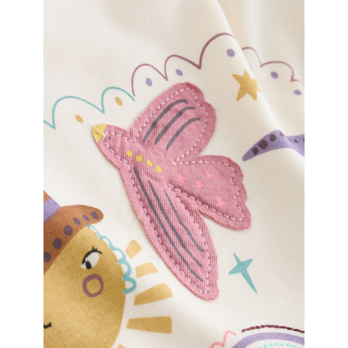 Pyjama douillet, lot de 3 imprimé western rose/jaune, NEXT