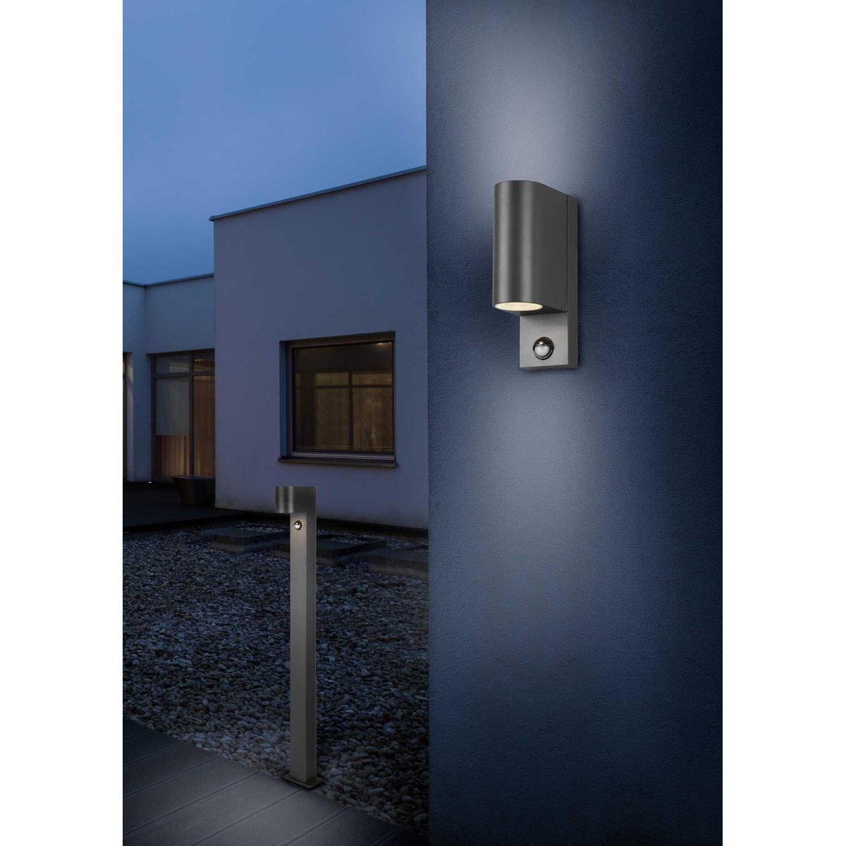 Applique de jardin en métal, ROYA anthracite, TRIO