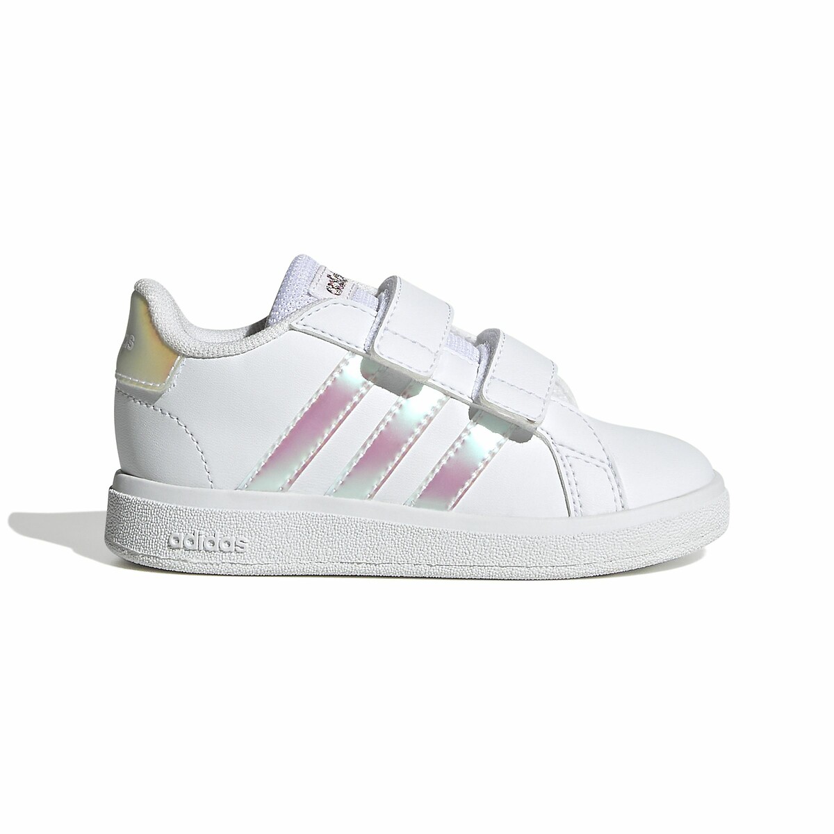 Baskets Grand Court 2.0 blanc/rose irisé, ADIDAS SPORTSWEAR