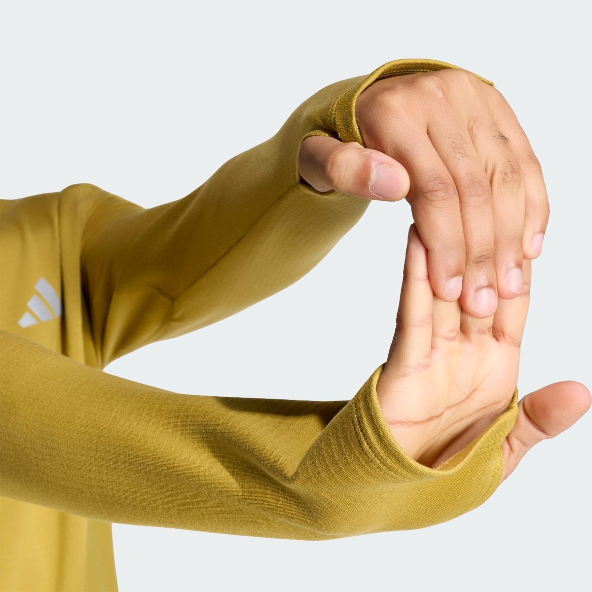 Veste De Survêtement Manches Longues À Capuche Adi365 Running Essentials Winterized sand green, adidas Performance