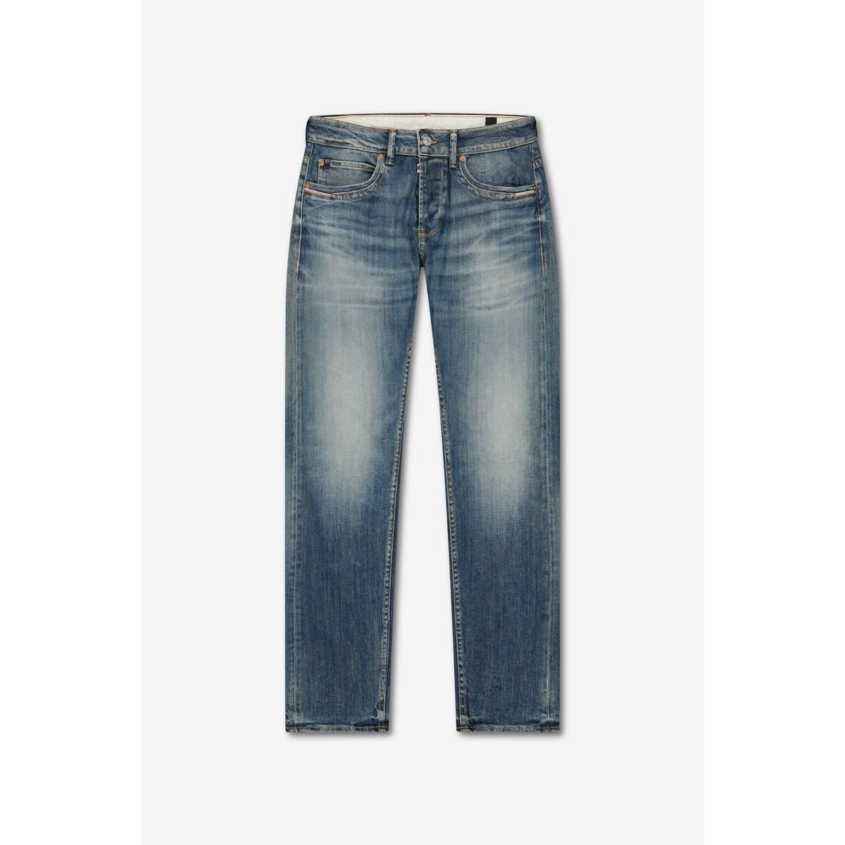 Jeans slim stretch 700/11, longueur 34 blue/beige, LE TEMPS DES CERISES