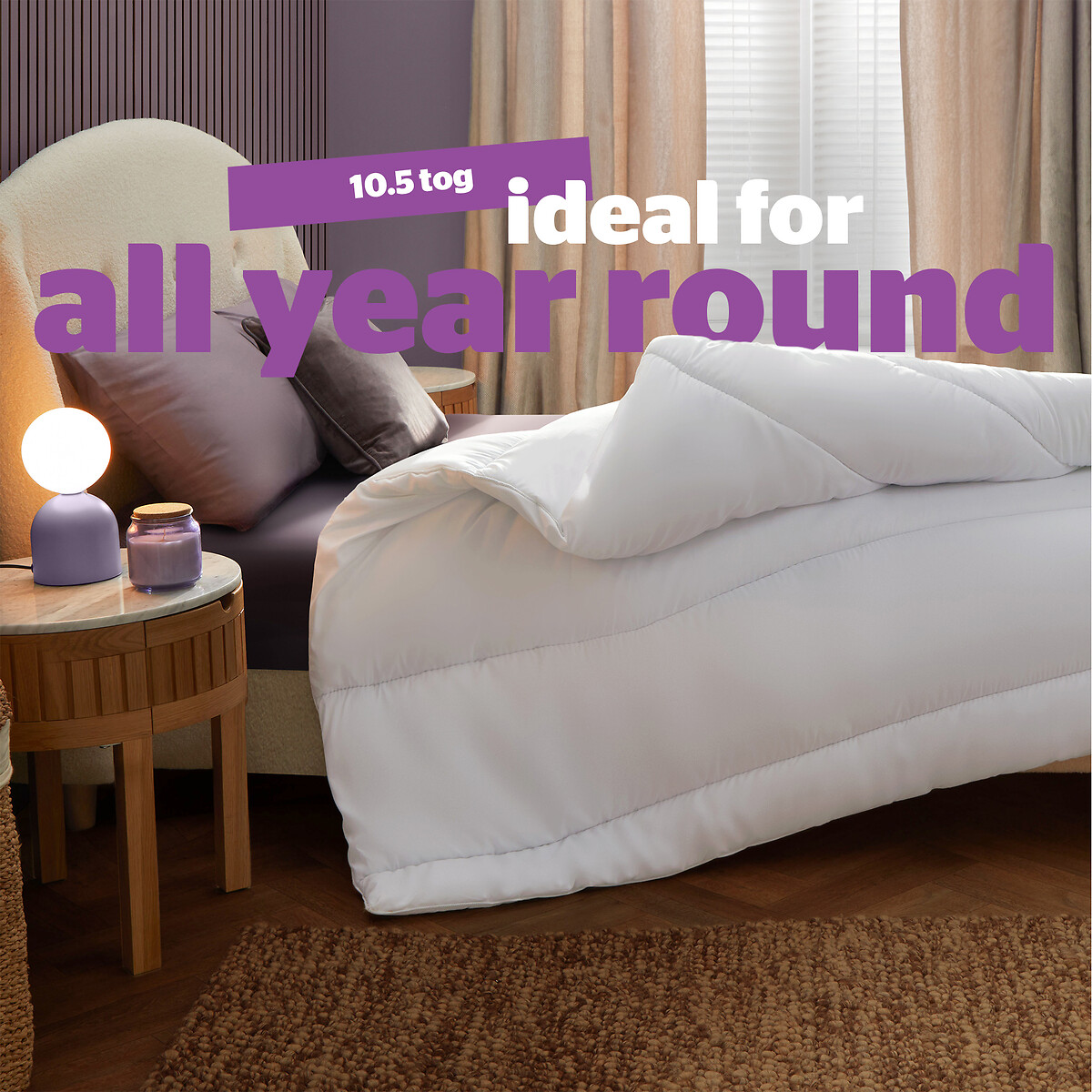 Deep Sleep 10.5 Tog Duvet white, SILENTNIGHT