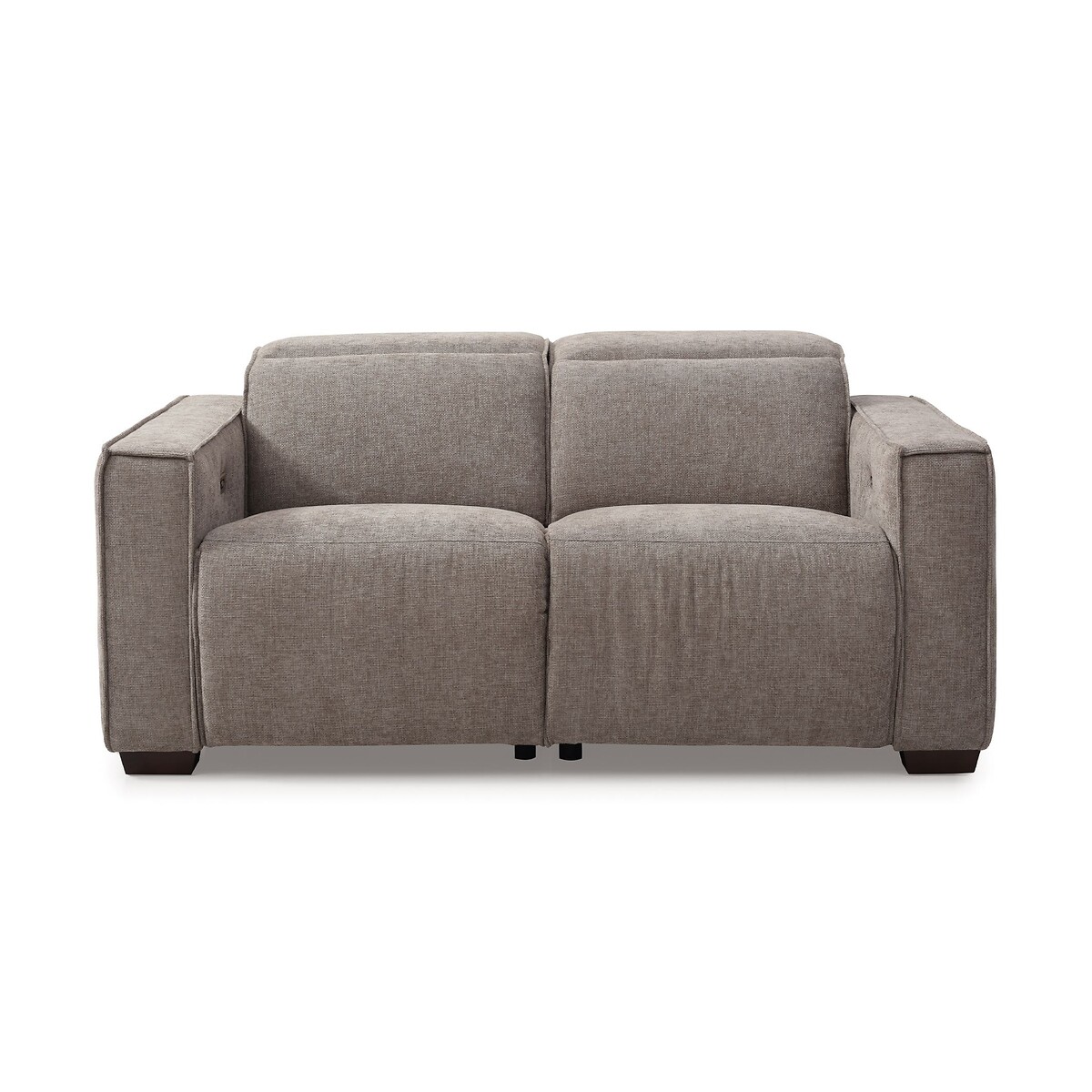 Emilio Chenille 2 Seater Recliner Sofa ash grey, SO'HOME