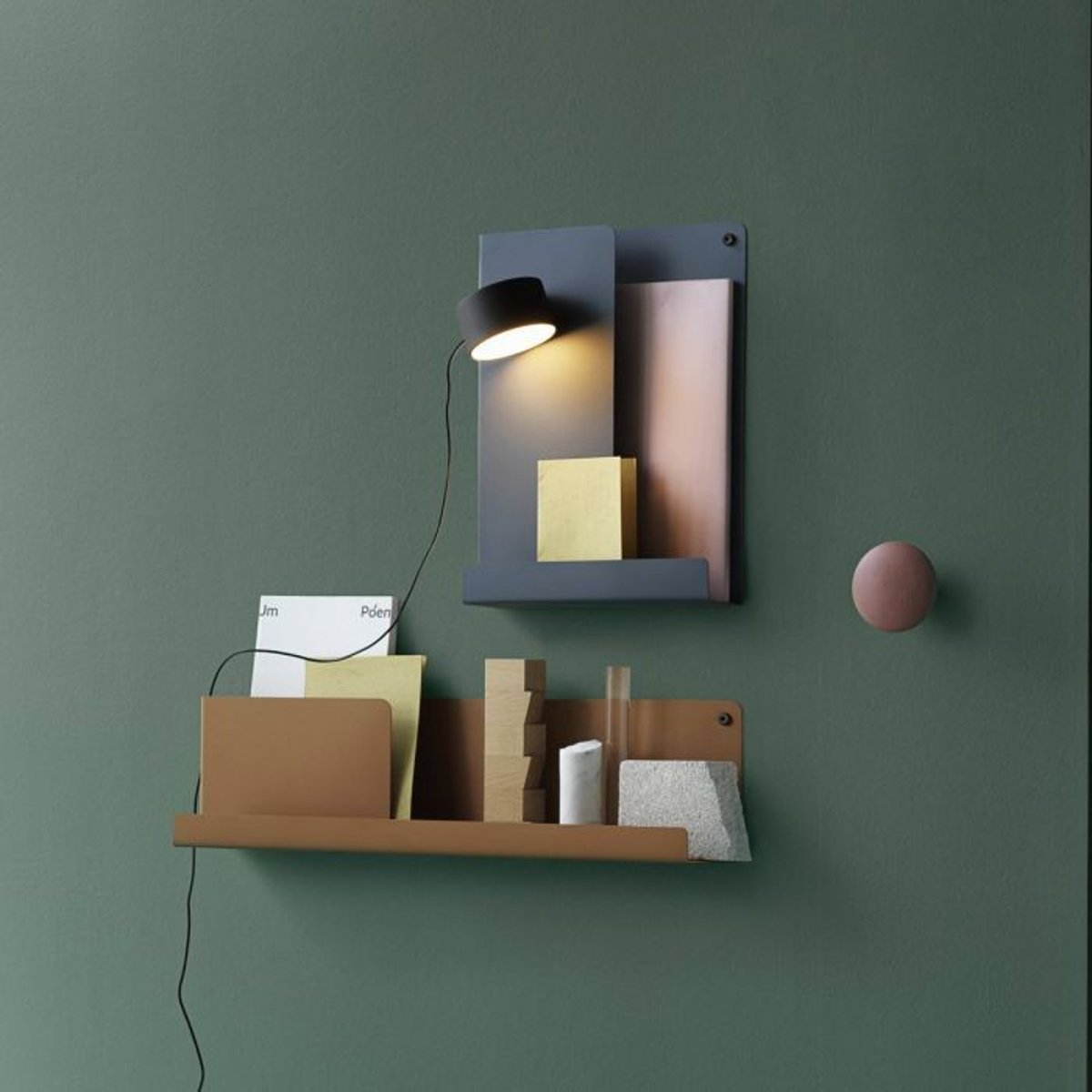 Lampe Murale POST noir, MUUTO