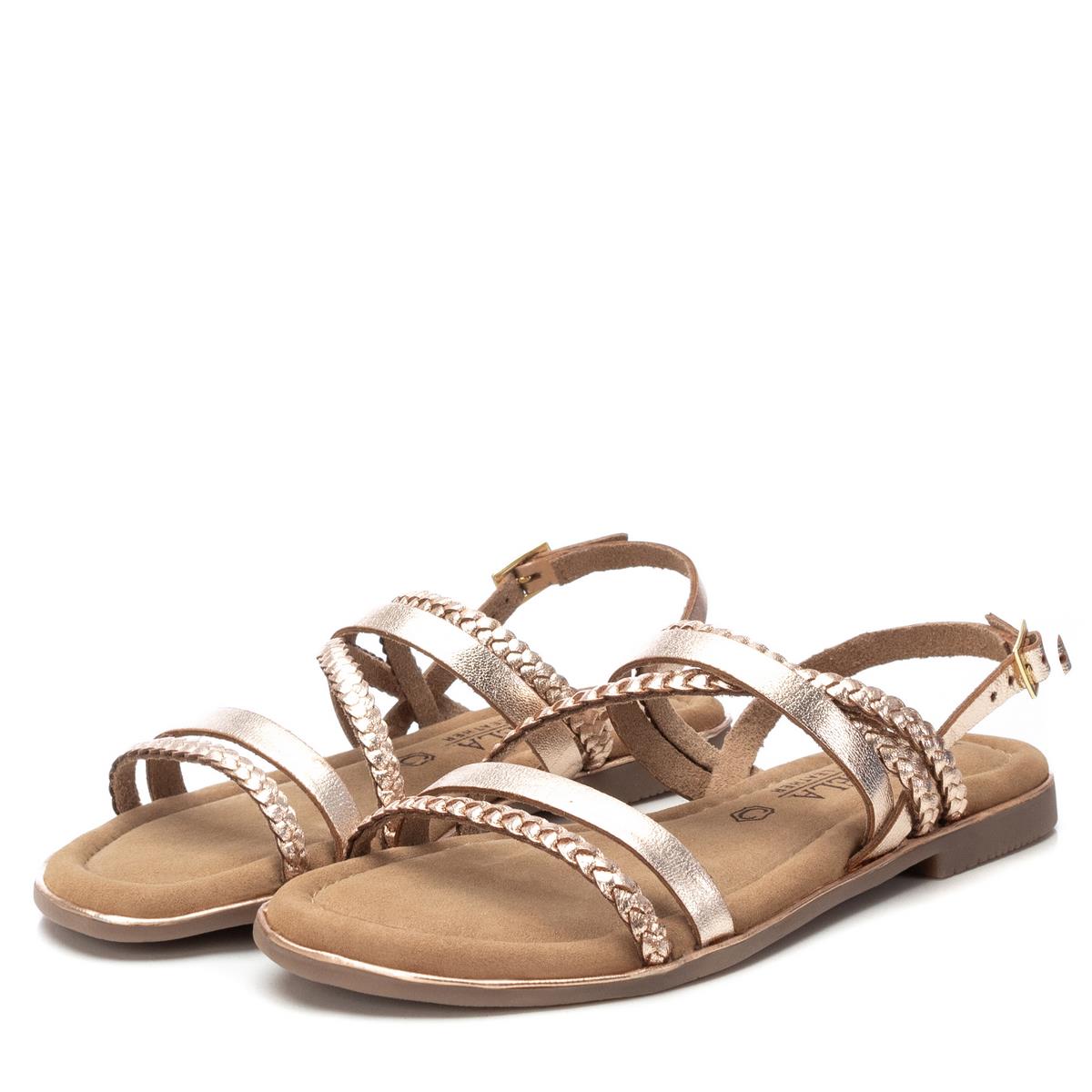 Sandale Plaine Boucle or, CARMELA