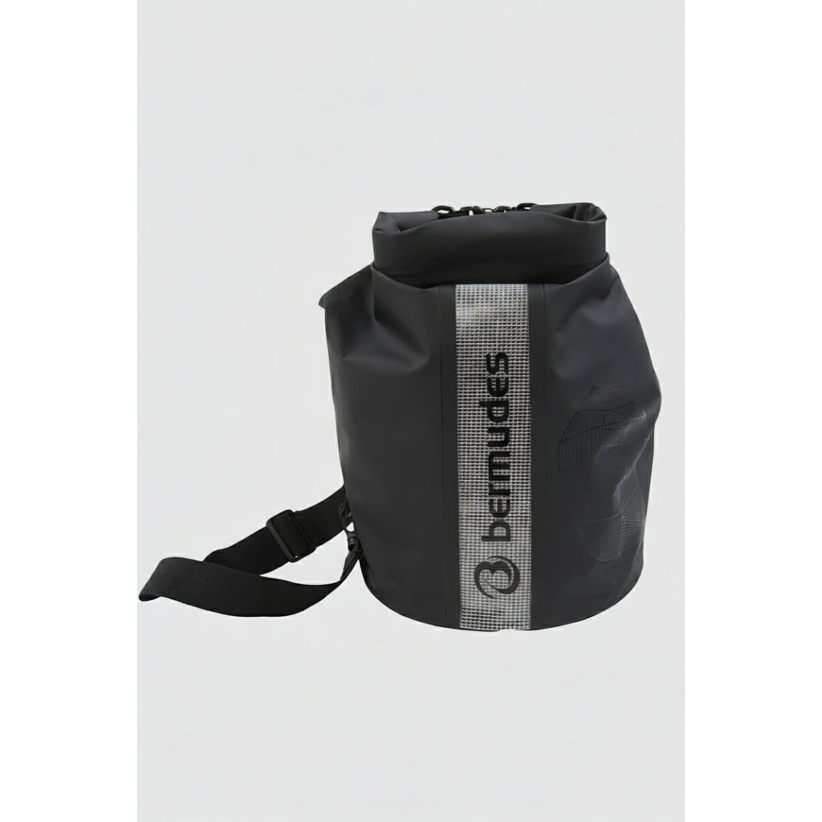 Sac tube étanche 10L KAOLIN noir, BERMUDES