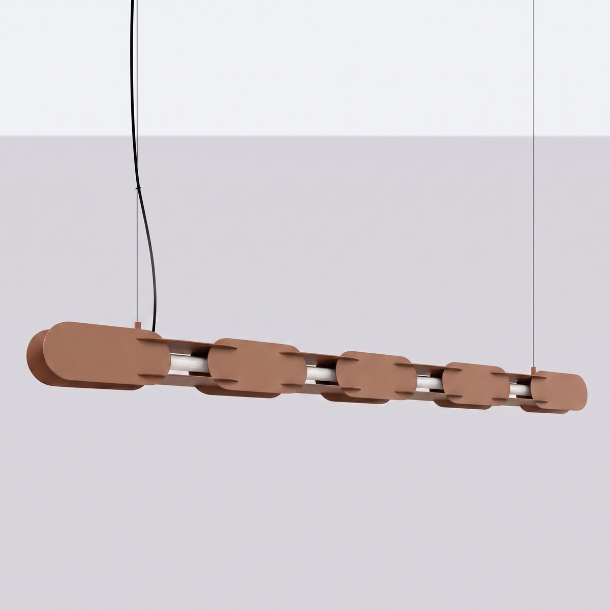 Suspension Acier Moka LED 1 Chain moka, EDEN