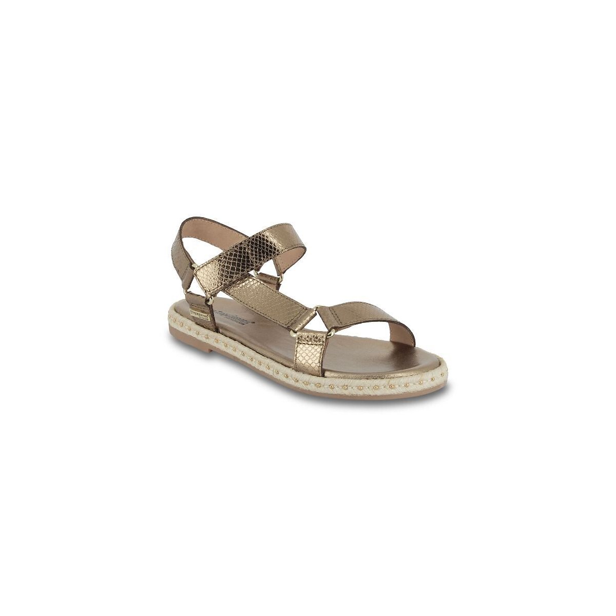 Sandales en cuir Hipsnake bronze, LES TROPEZIENNES PAR M.BELARBI
