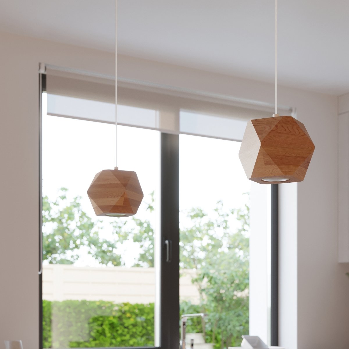 Applique Bois Bois Naturel G9 1 Woody marron, EDEN