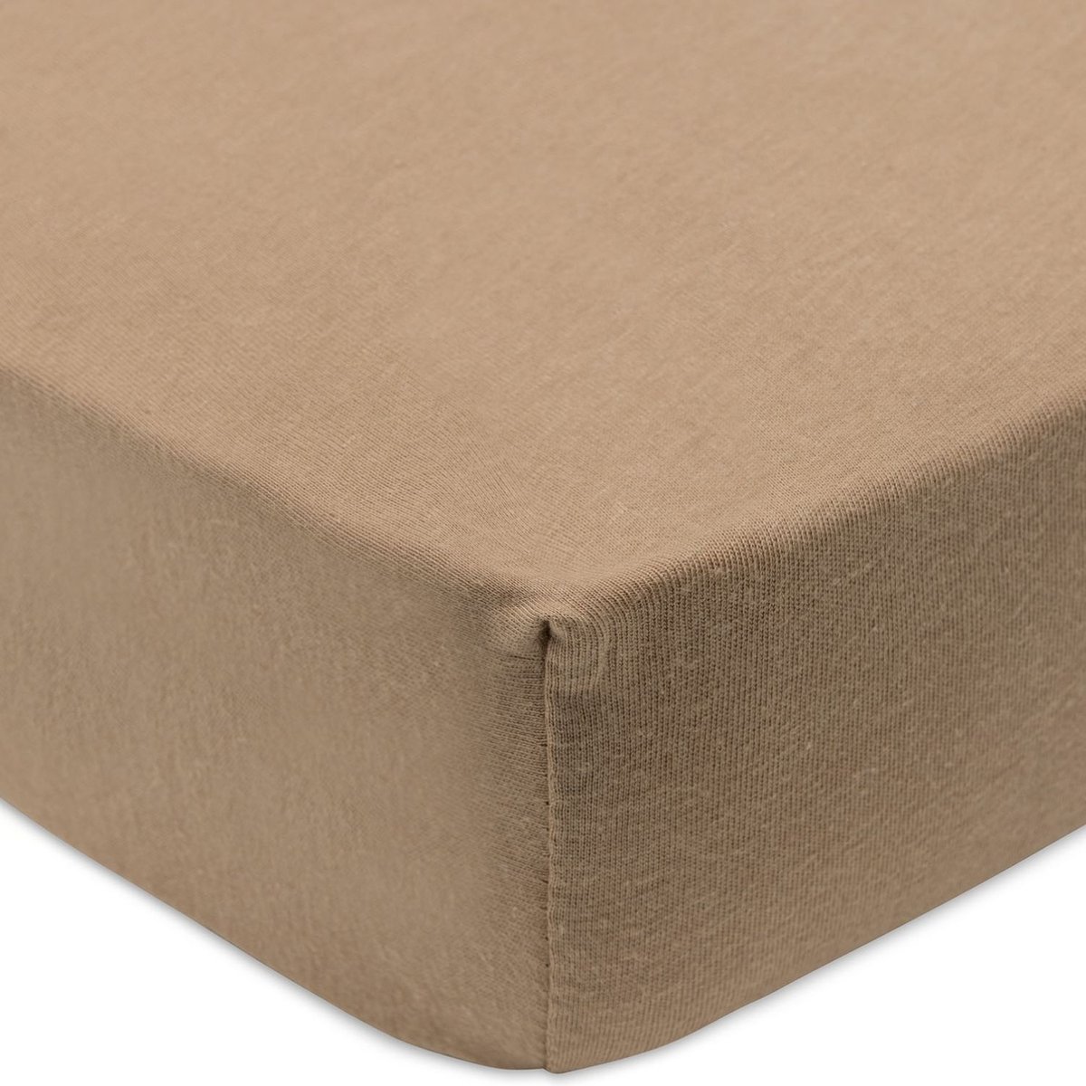 Drap housse rose, marron, JOLLEIN