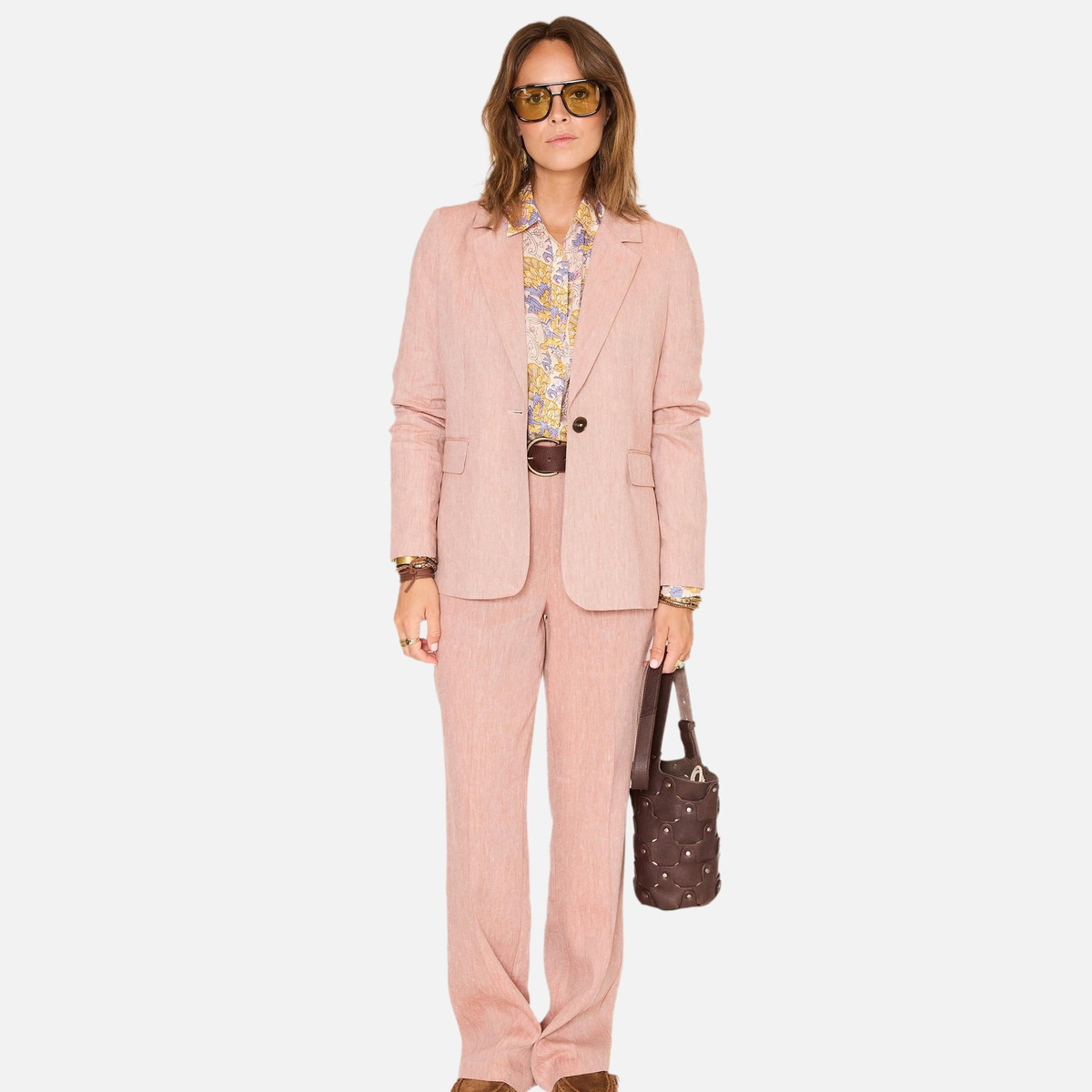 Pantalon PALITO terracotta, MKT STUDIO