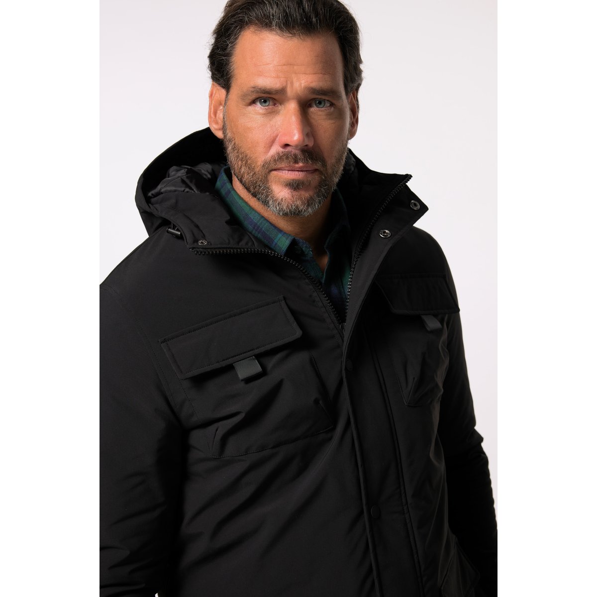 Veste de treillis, collection Outdoor noir, JP1880