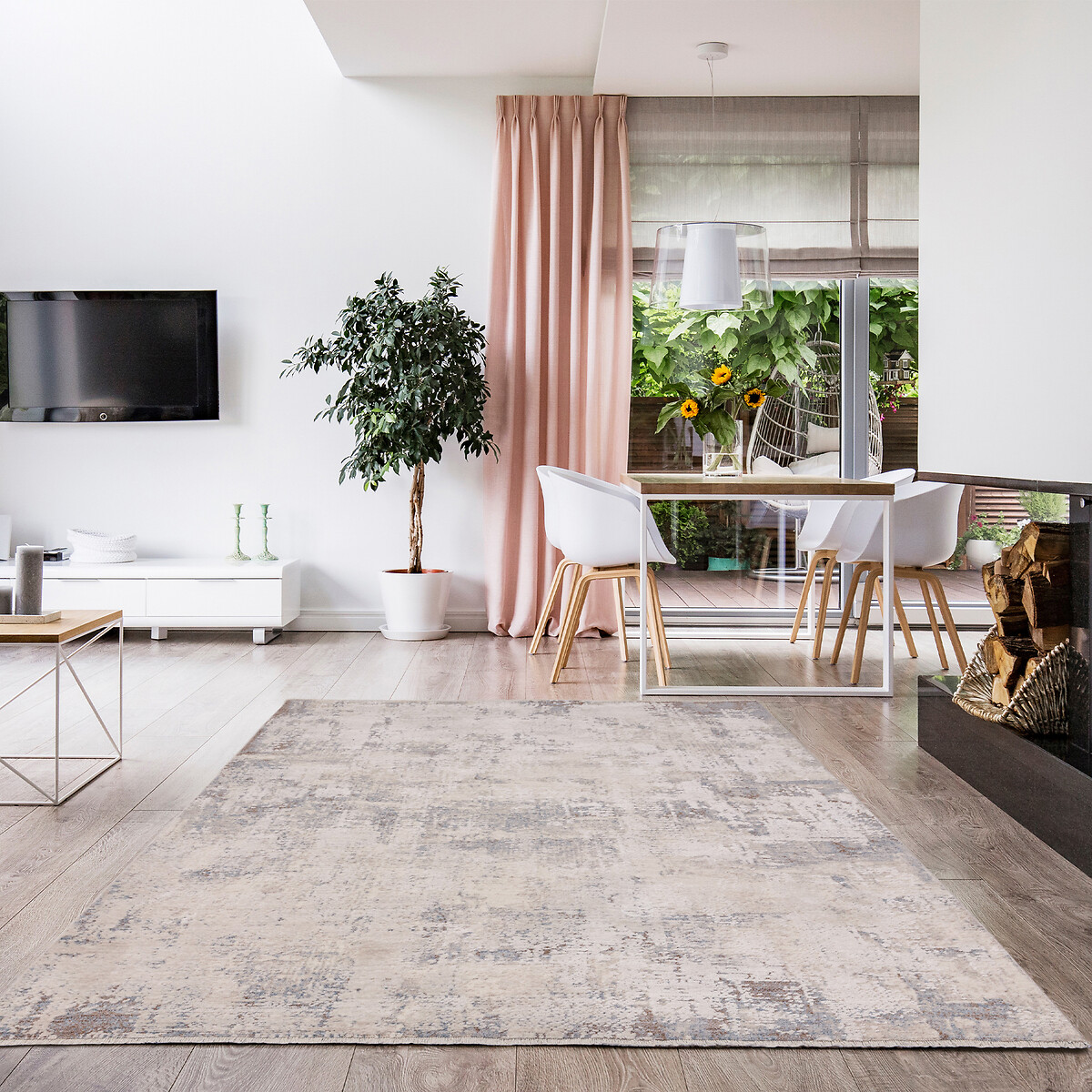Modern Abstract Rug beige, ÉDITÉ