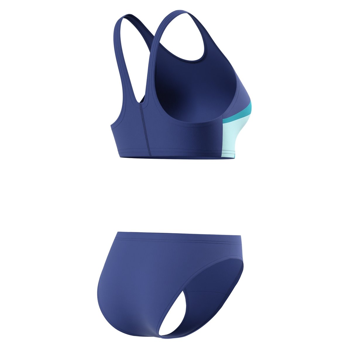 Maillot de bain 2 pièces motif/style contrasté HYPERBOOM bleu, SPEEDO