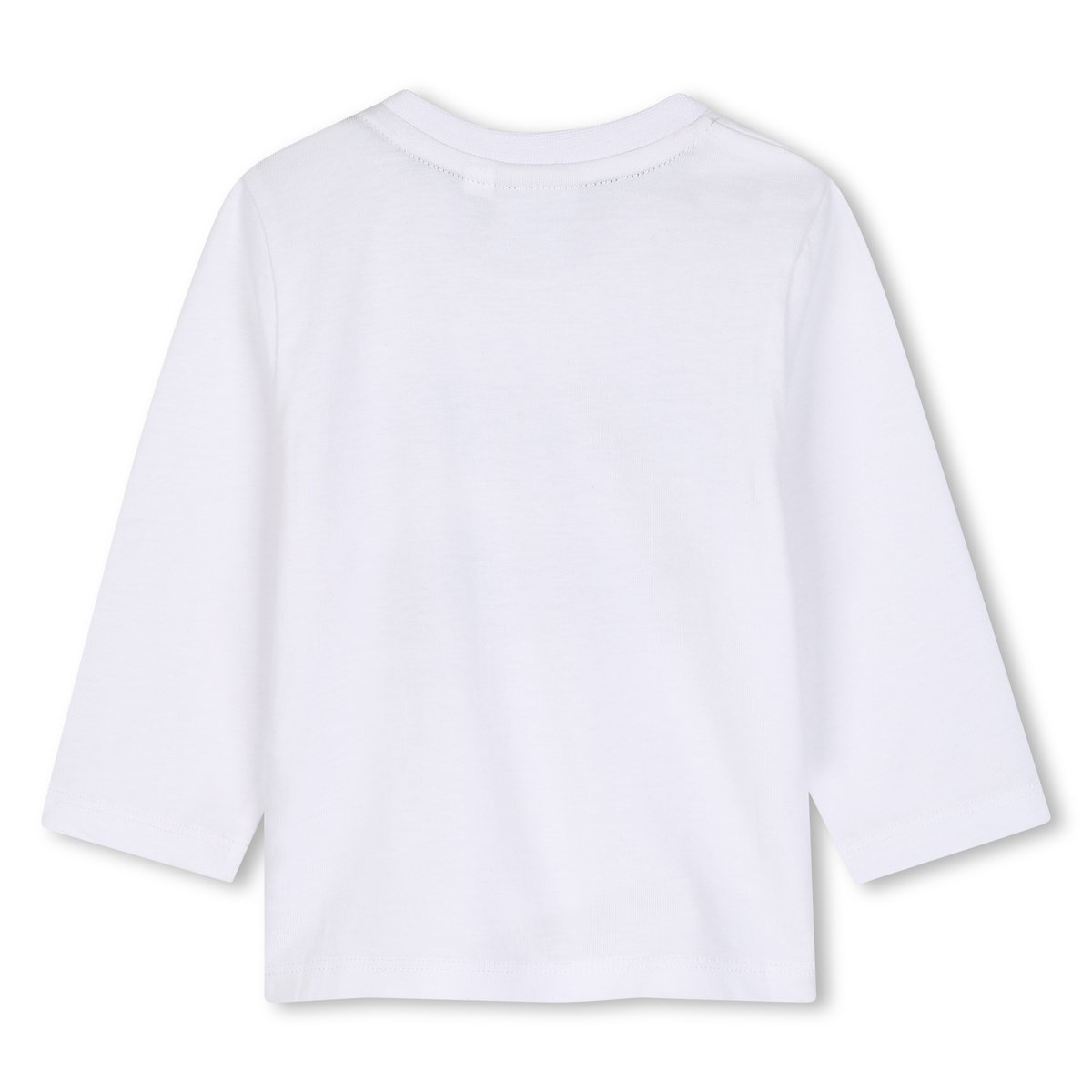 Tee-shirt manches longues blanc, BOSS KIDSWEAR