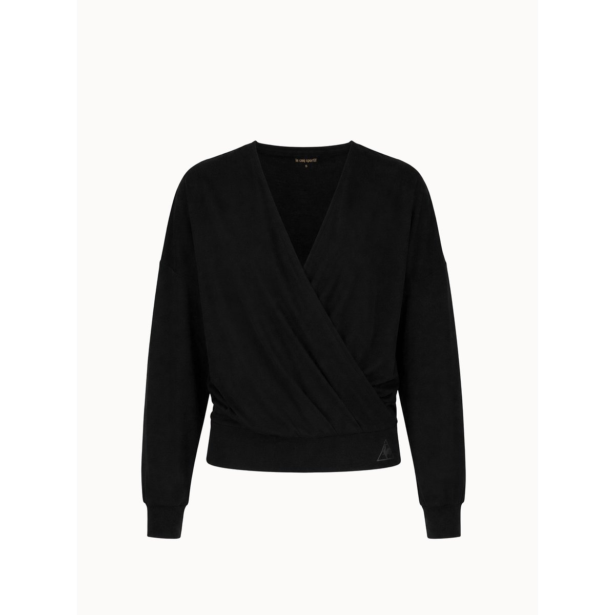 Haut cache cœur à manches longues léger black, LE COQ SPORTIF