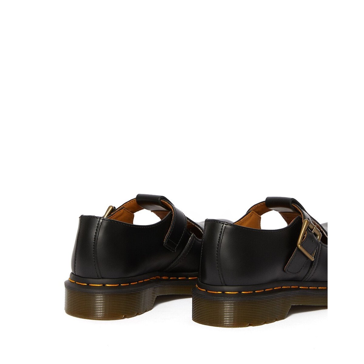 Baby Polley in pelle Smooth nero , DR. MARTENS