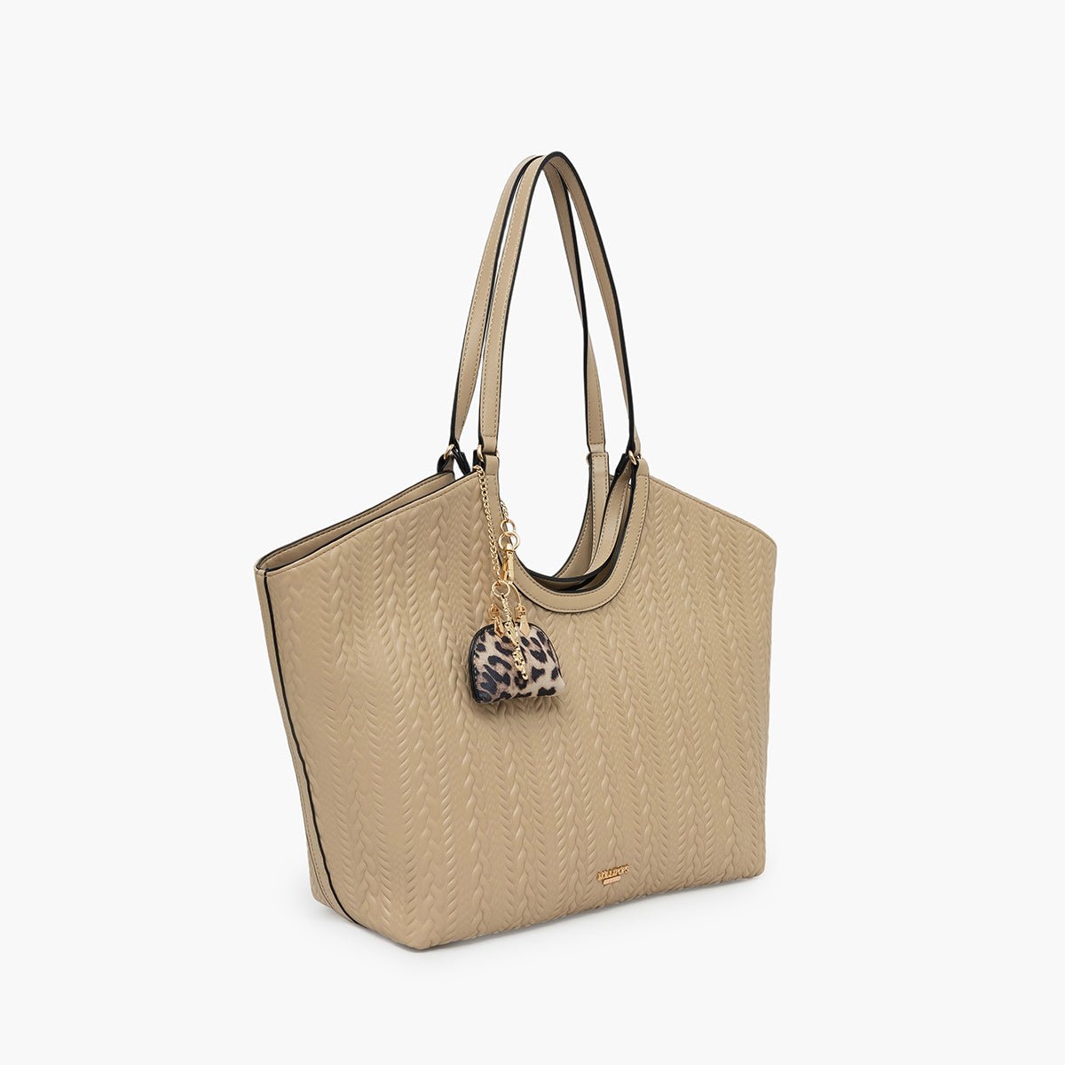 Grand sac shopper Tommylee beige,doré, LOLLIPOPS