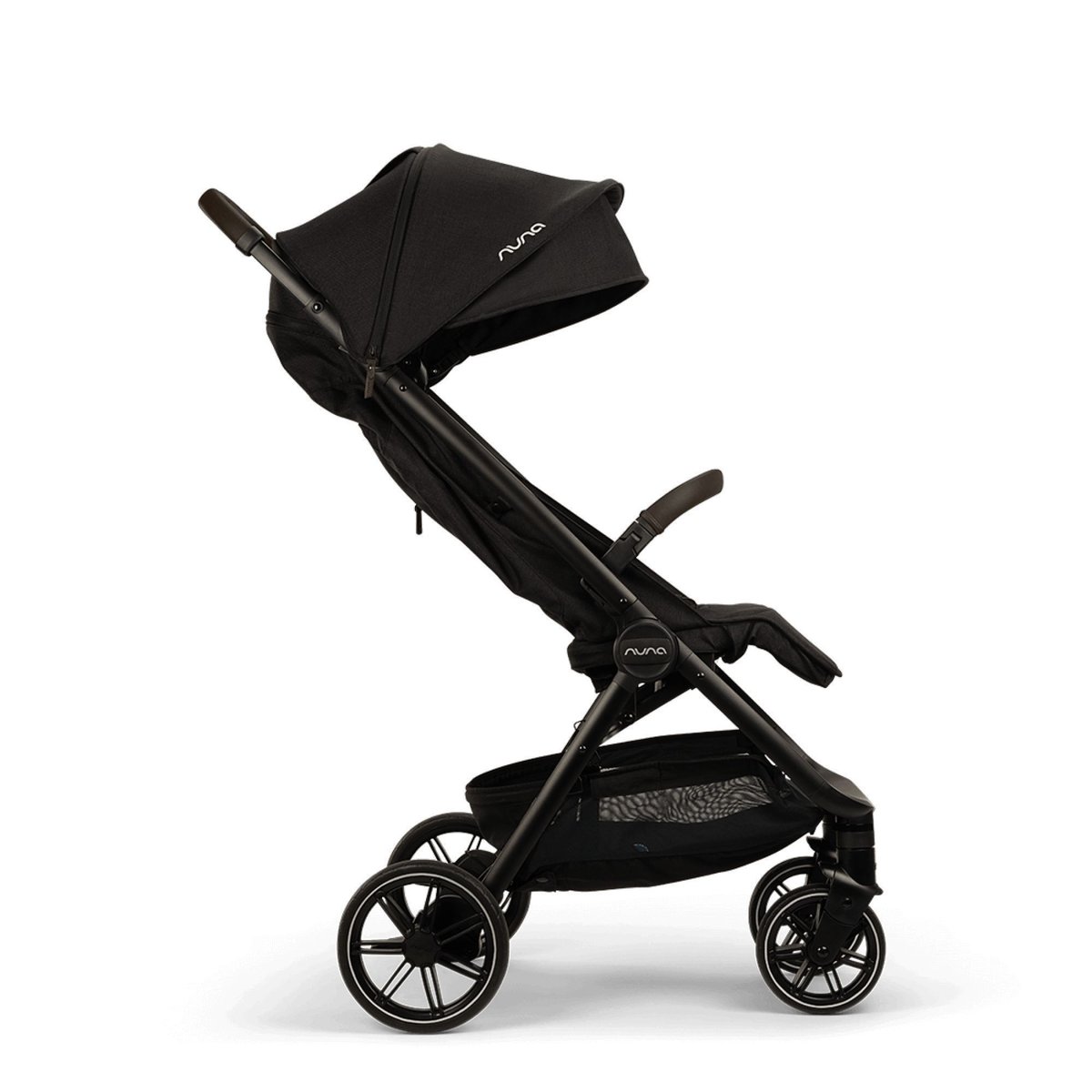 Poussette trio TRVL lx Caviar + siège auto Arra Flex Caviar + nacelle Lytl Caviar couleur unique, NUNA