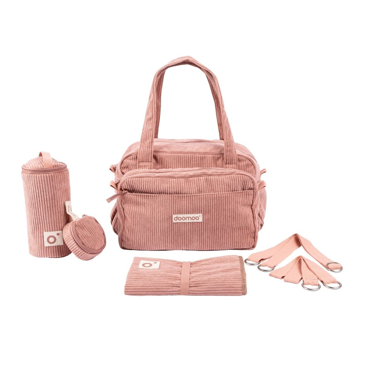 Sac à langer grande capacité doux et stylé rose, BABYMOOV