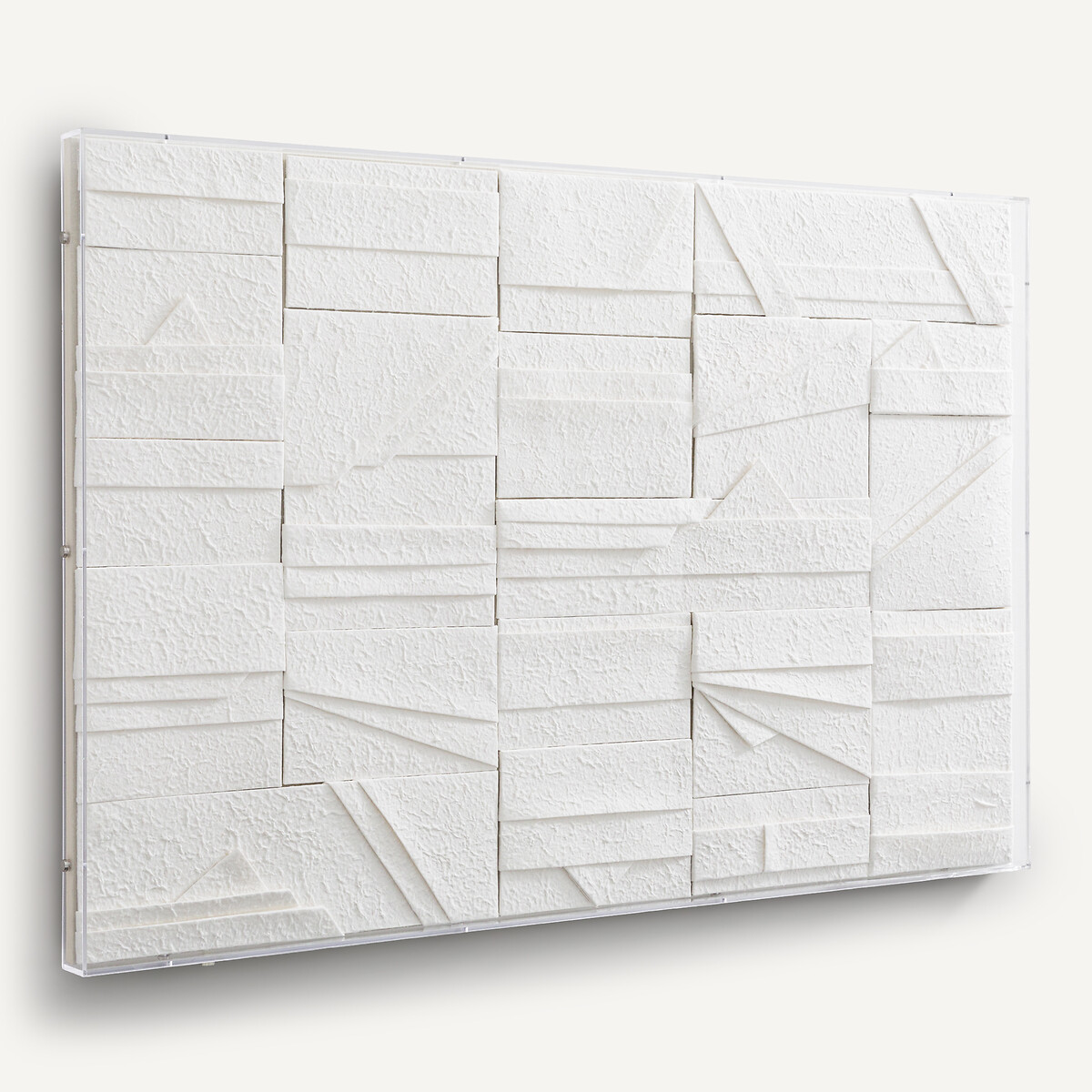 Décoration murale papier plié origami, Magdy blanc, AM.PM