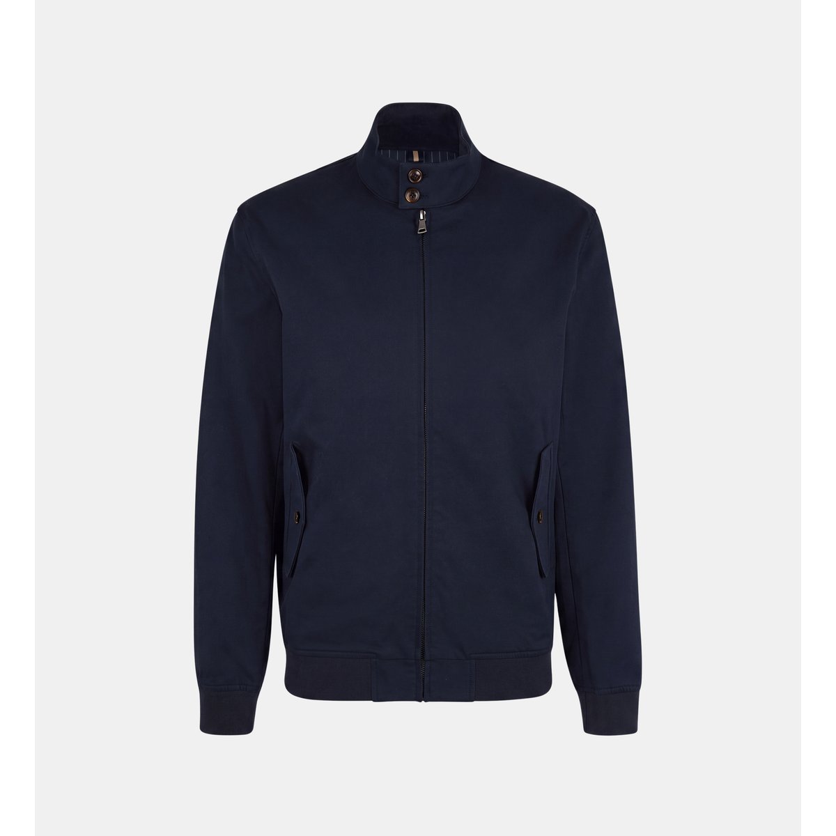 Blouson marton court droit déperlant bleu marine, GALERIES LAFAYETTE