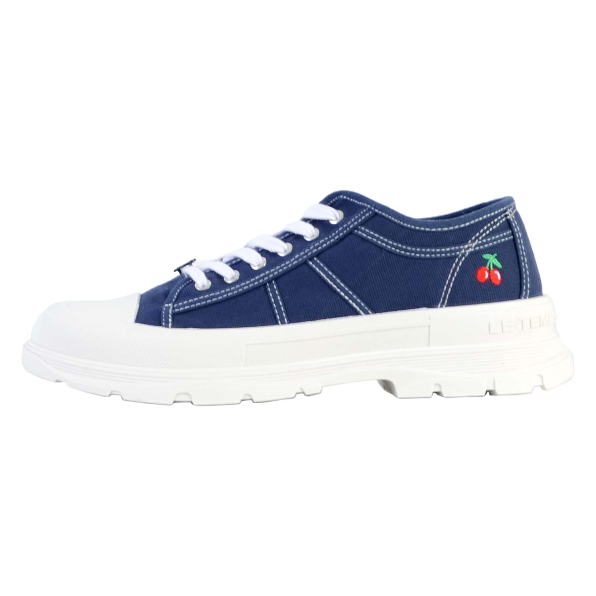 Tennis en toile Lina indigo, LE TEMPS DES CERISES