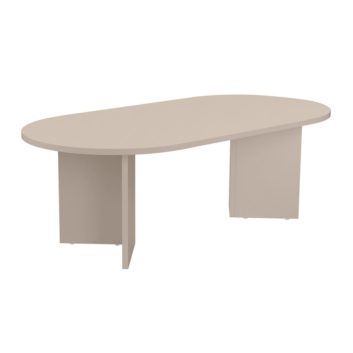 Table basse ovale L119 cm - IRIS cashmere, CALICOSY