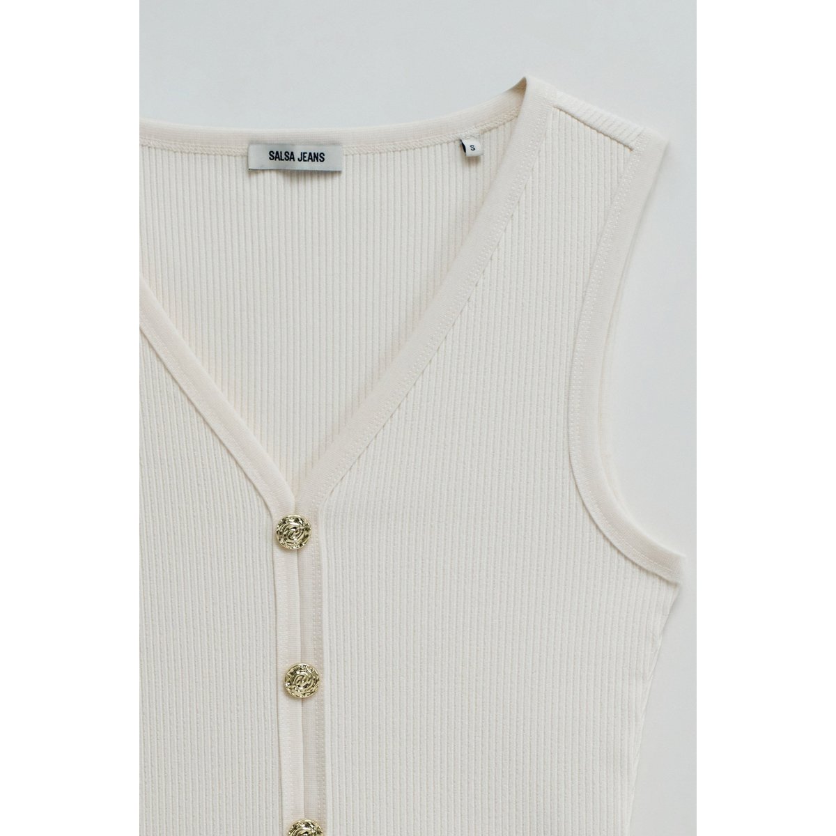TOP CÔTELÉ marron, SALSA JEANS