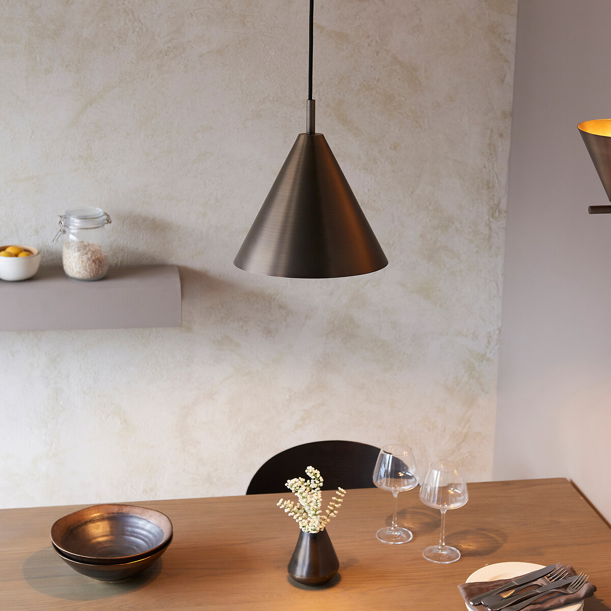 Carlow Dome Pendant Light bronze, ÉDITÉ